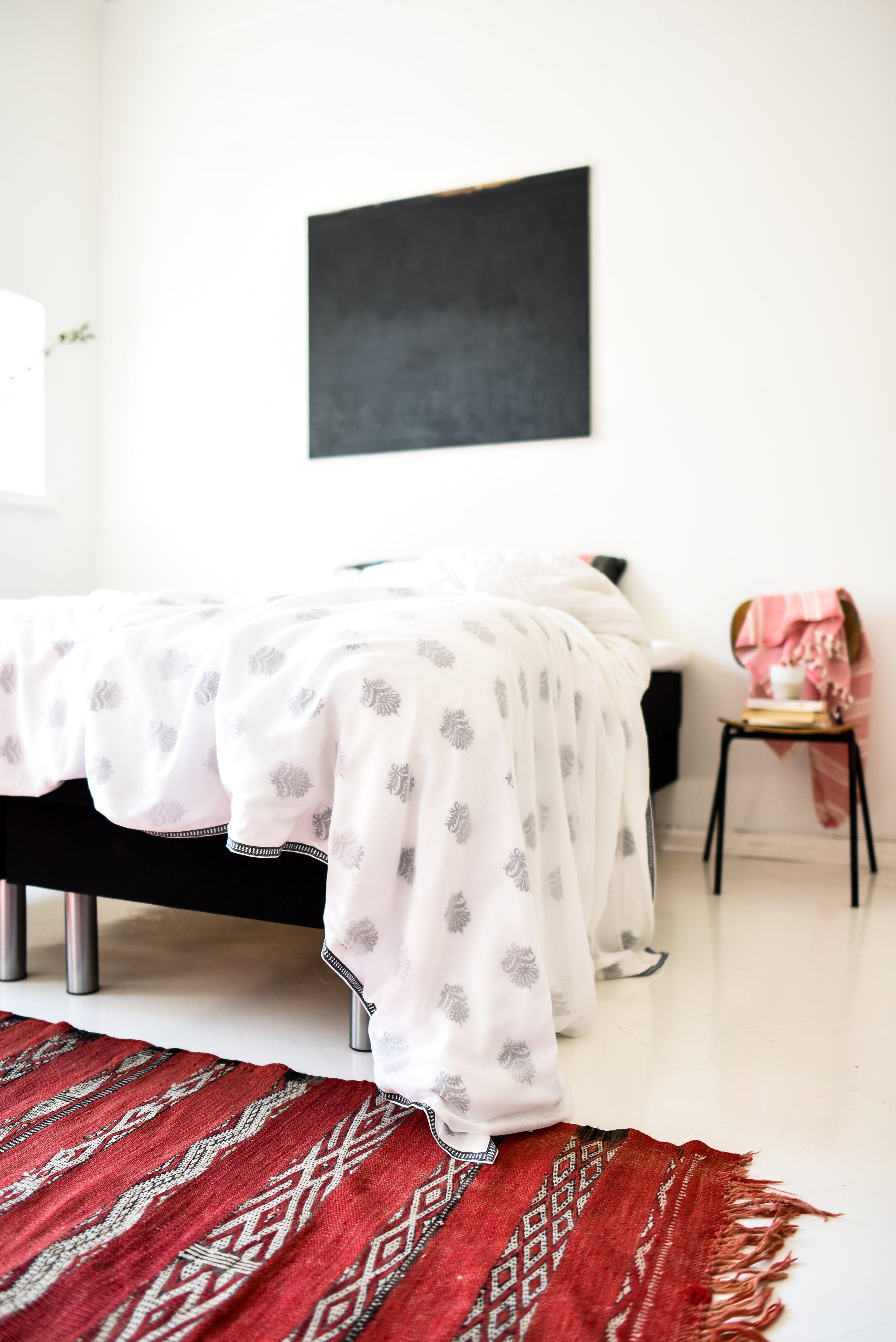 velvet throw