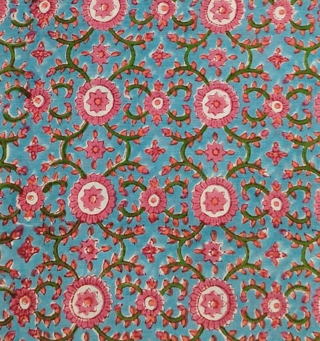 Colorful Cotton Pyjama Set Hot Pink