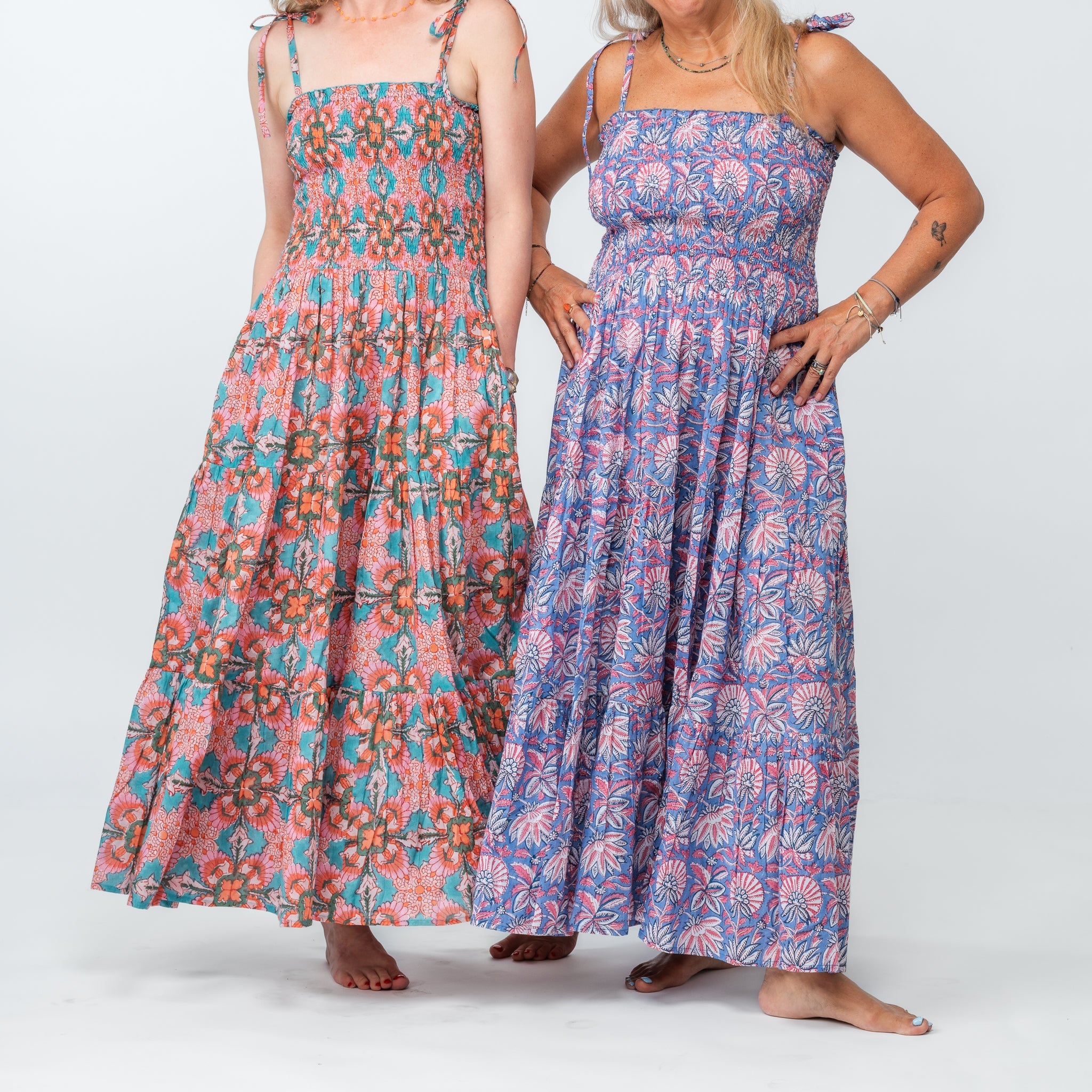 PRE ORDER Colorful Halter Maxi