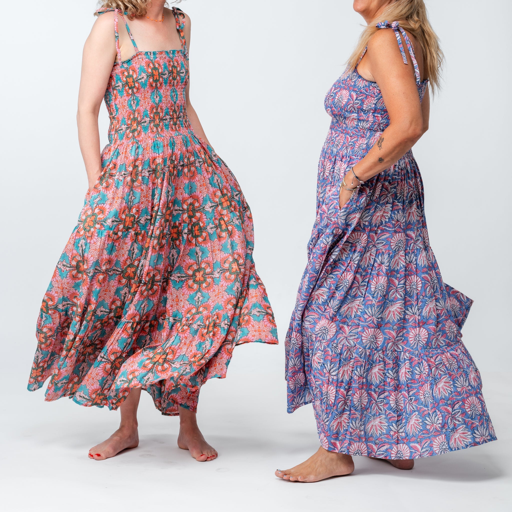 PRE ORDER Colorful Halter Maxi