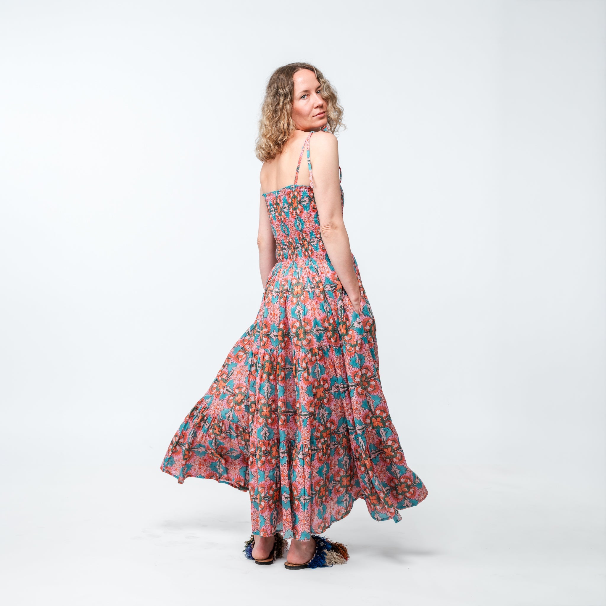 PRE ORDER Colorful Halter Maxi