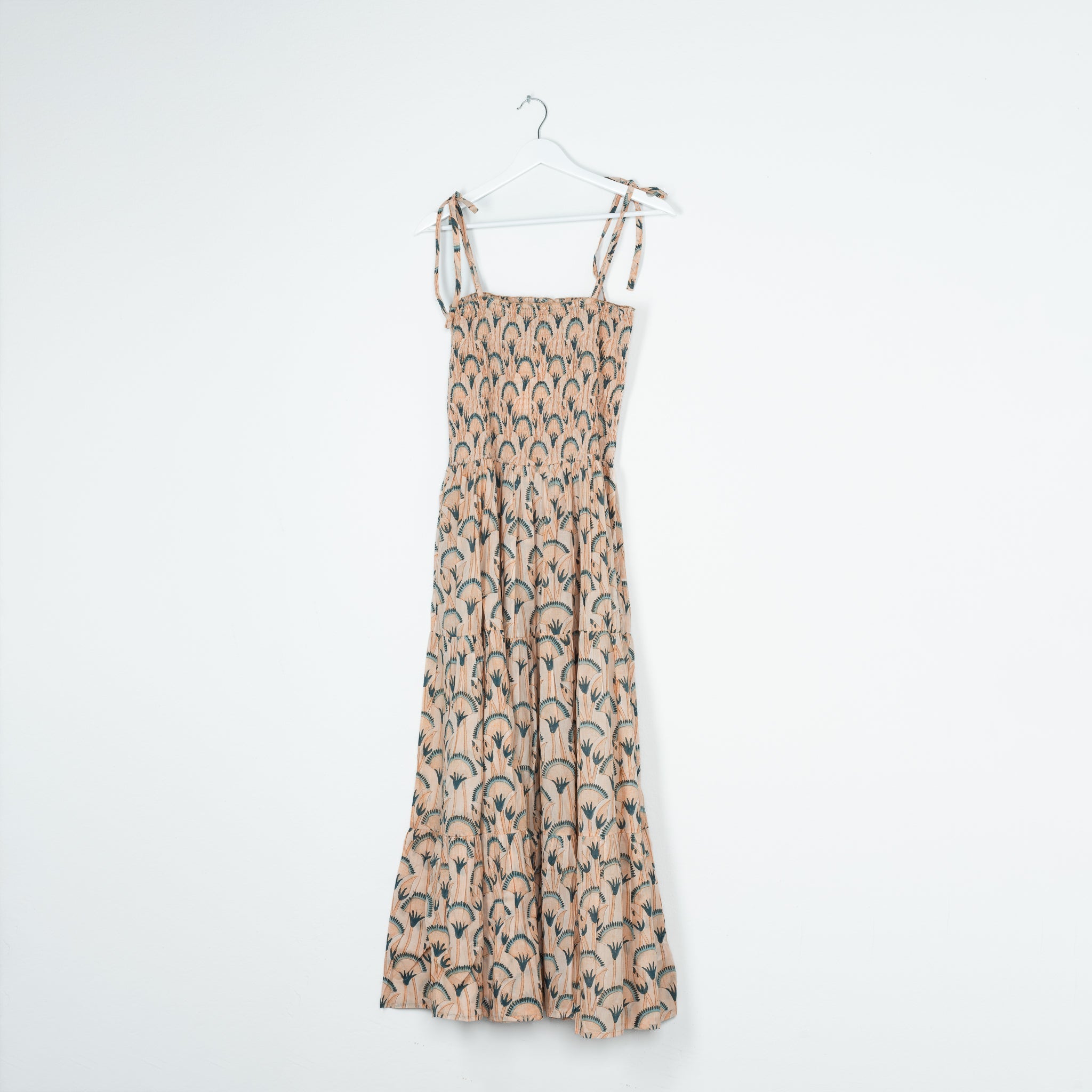 PRE ORDER Colorful Halter Maxi Peach