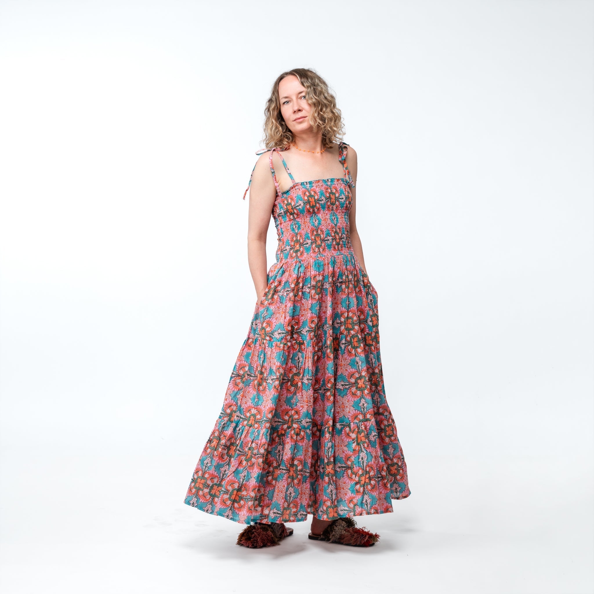 PRE ORDER Colorful Halter Maxi