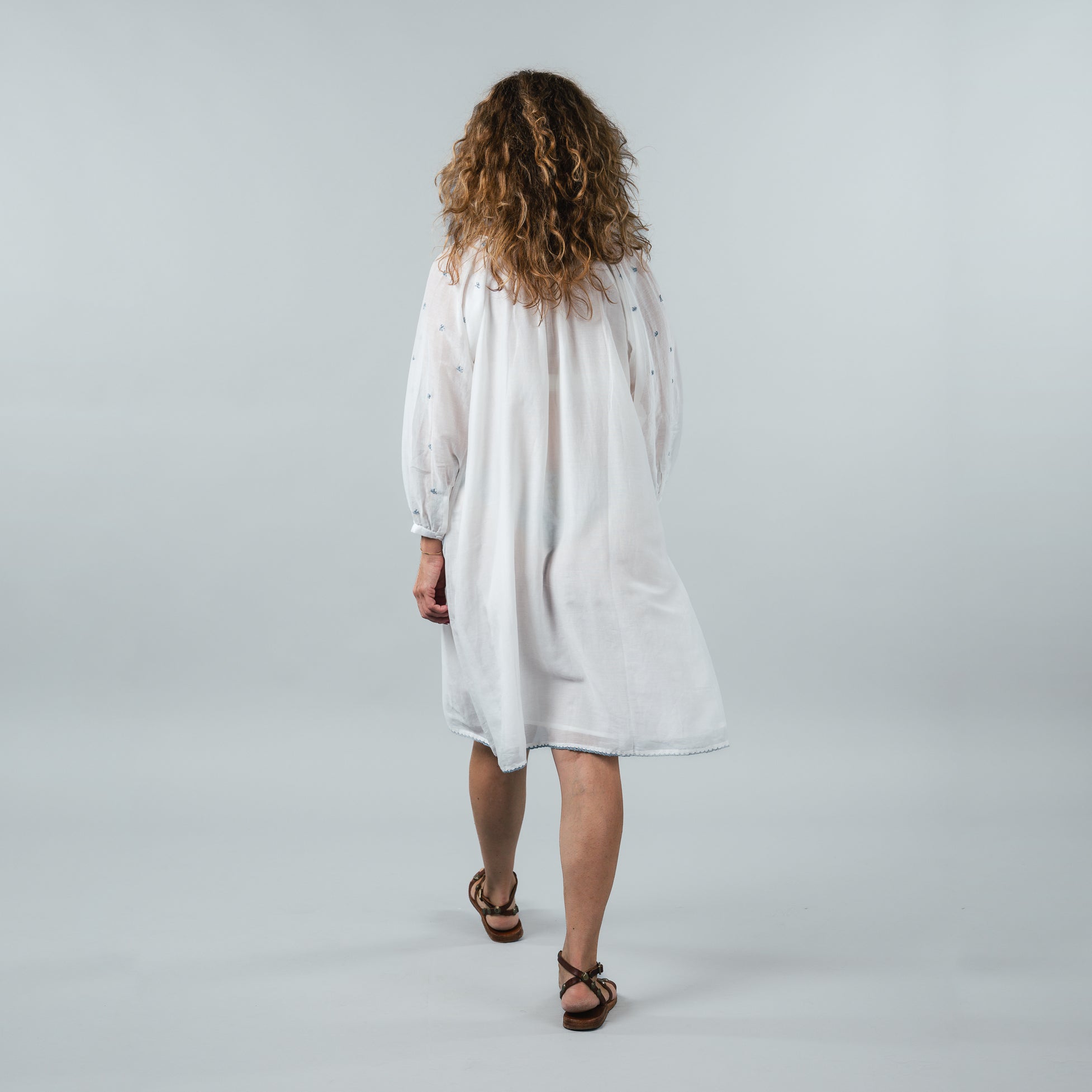 Embroidered Flower Dress