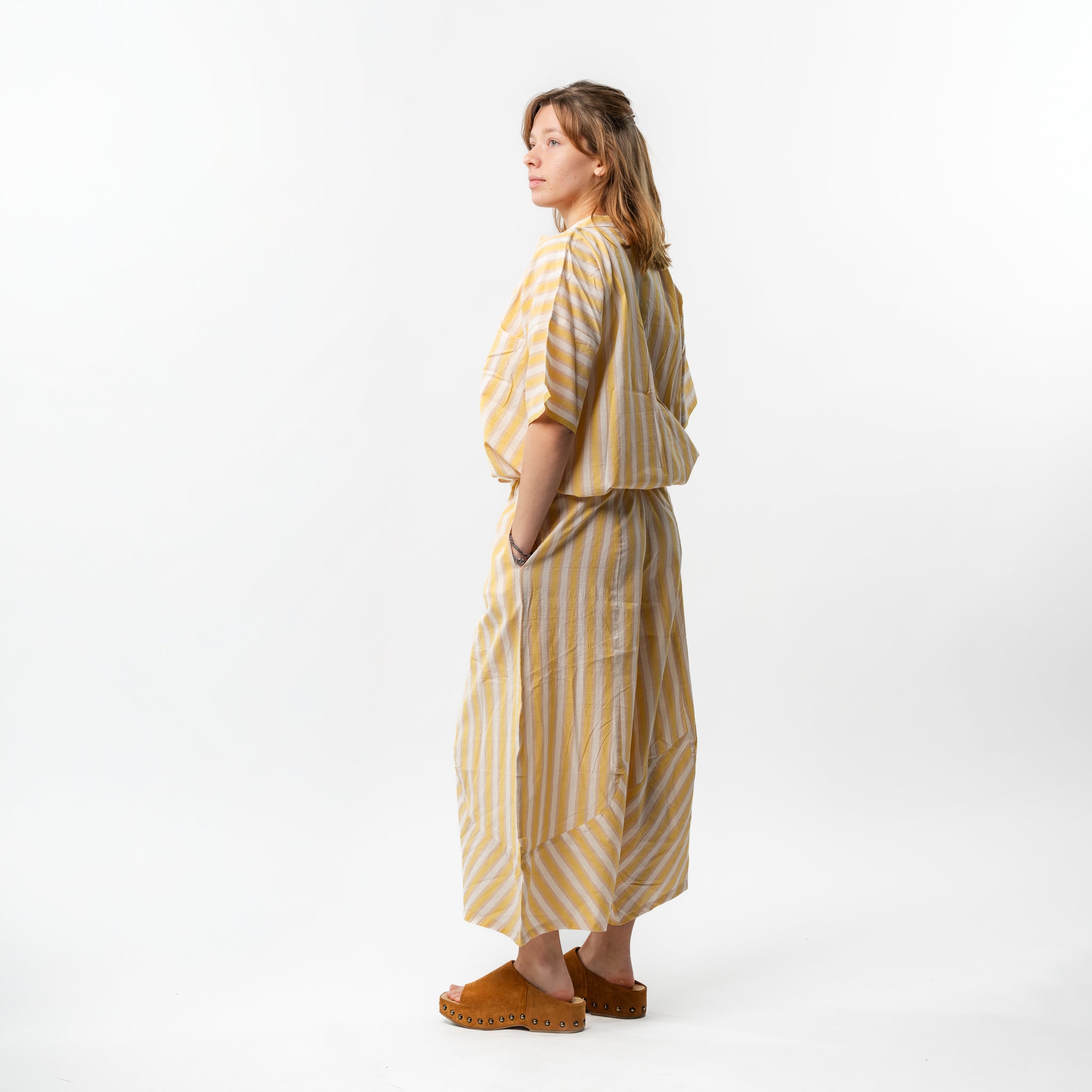 Hand Woven Cotton Balloon Pant