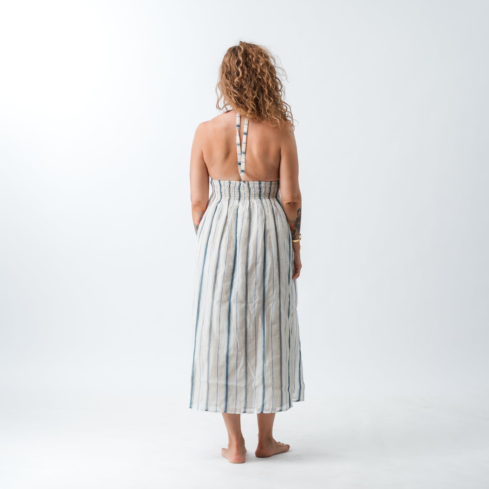 PRE ORDER Hand Woven Halter Dress