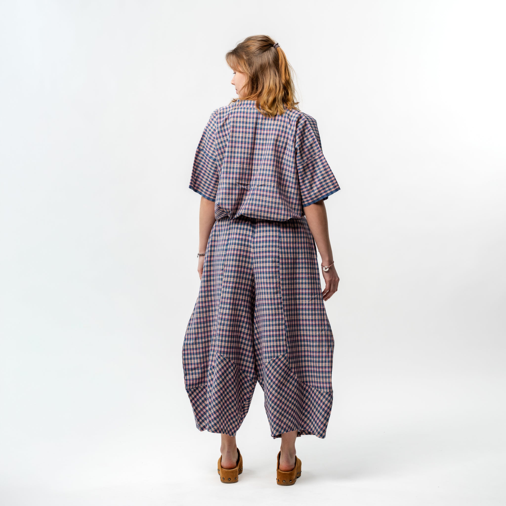 Hand Woven Cotton Large Pocket Top