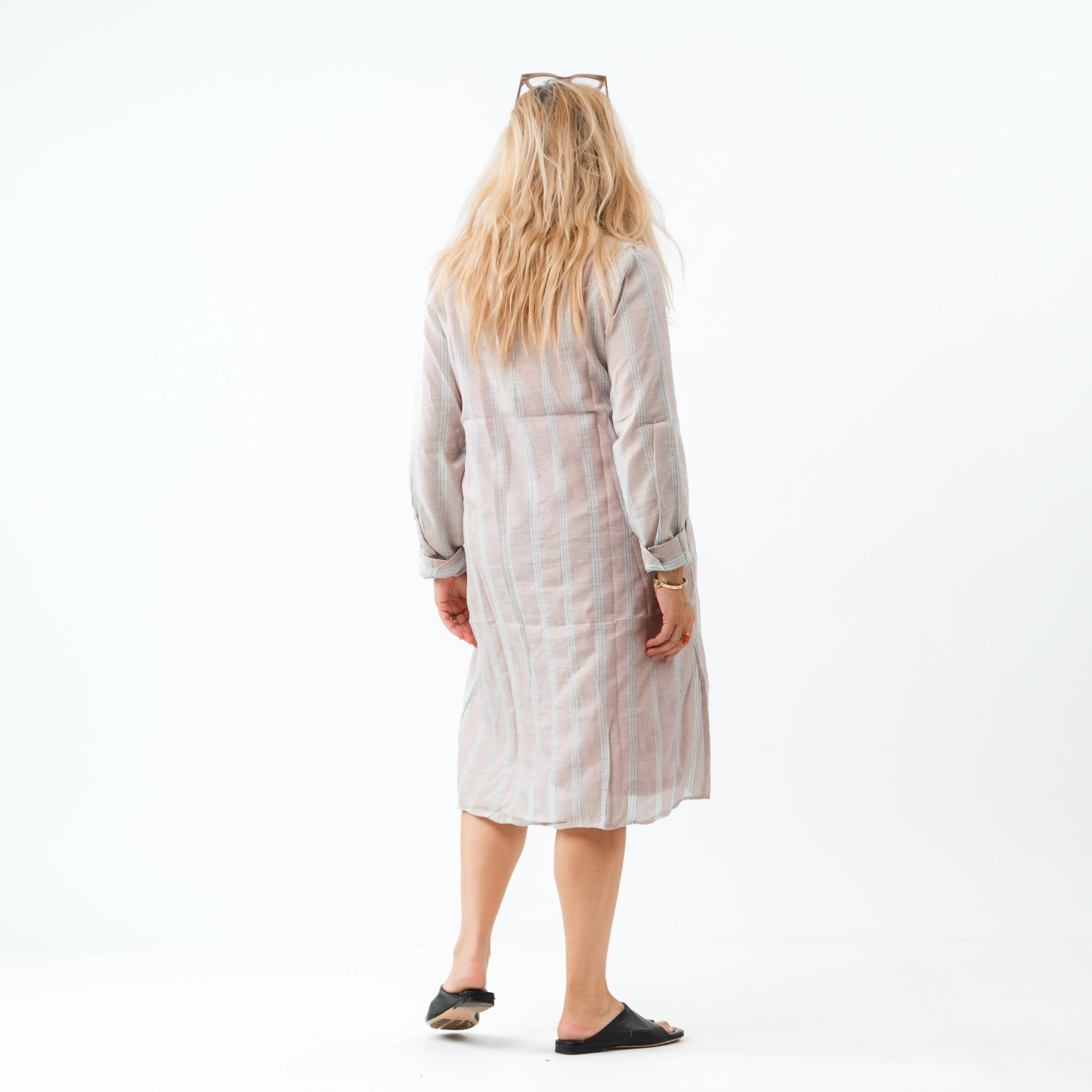 PRE ORDER Hand Woven Shirt Dress