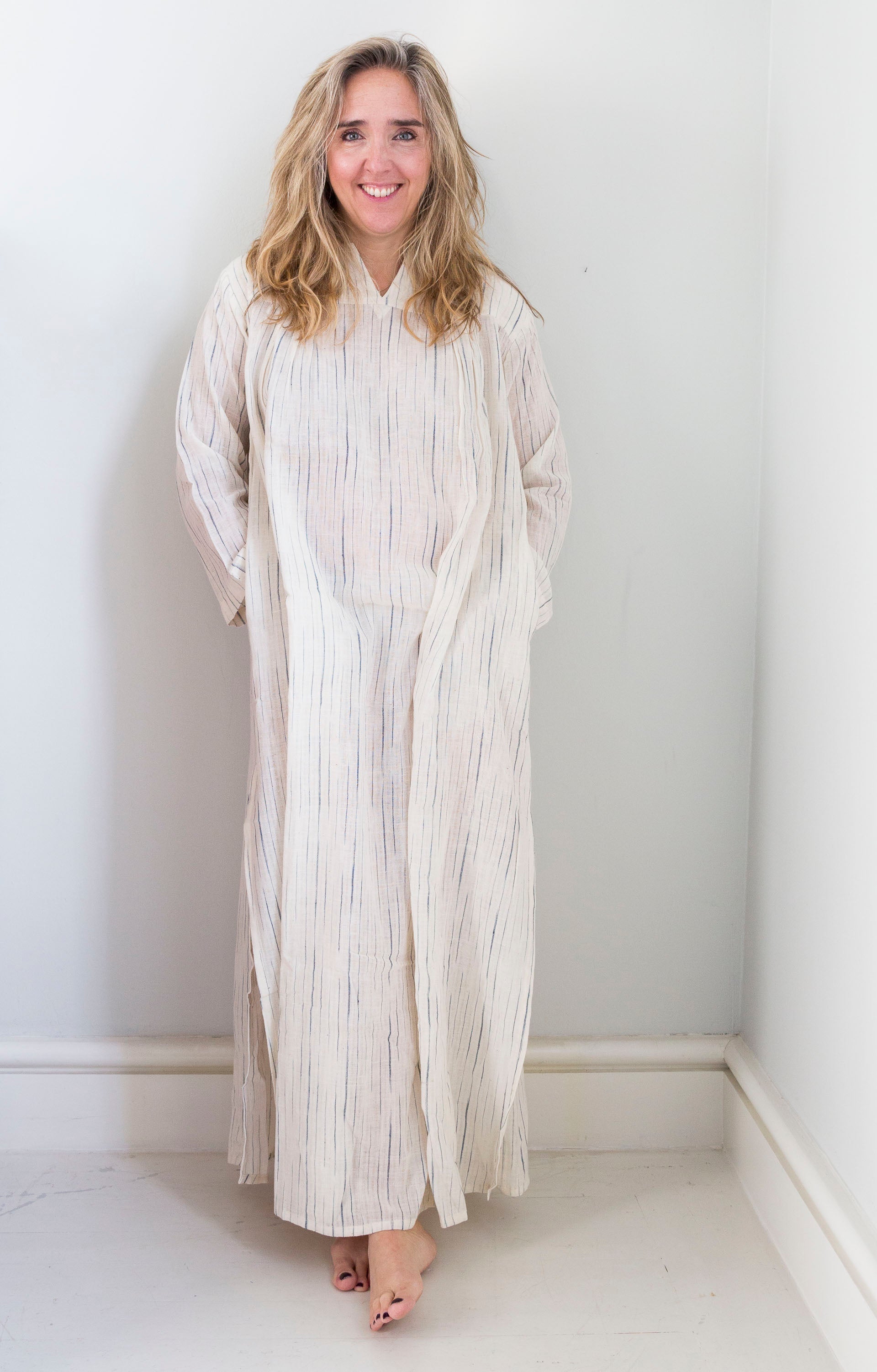 Handwoven Empire Silhouette Maxi
