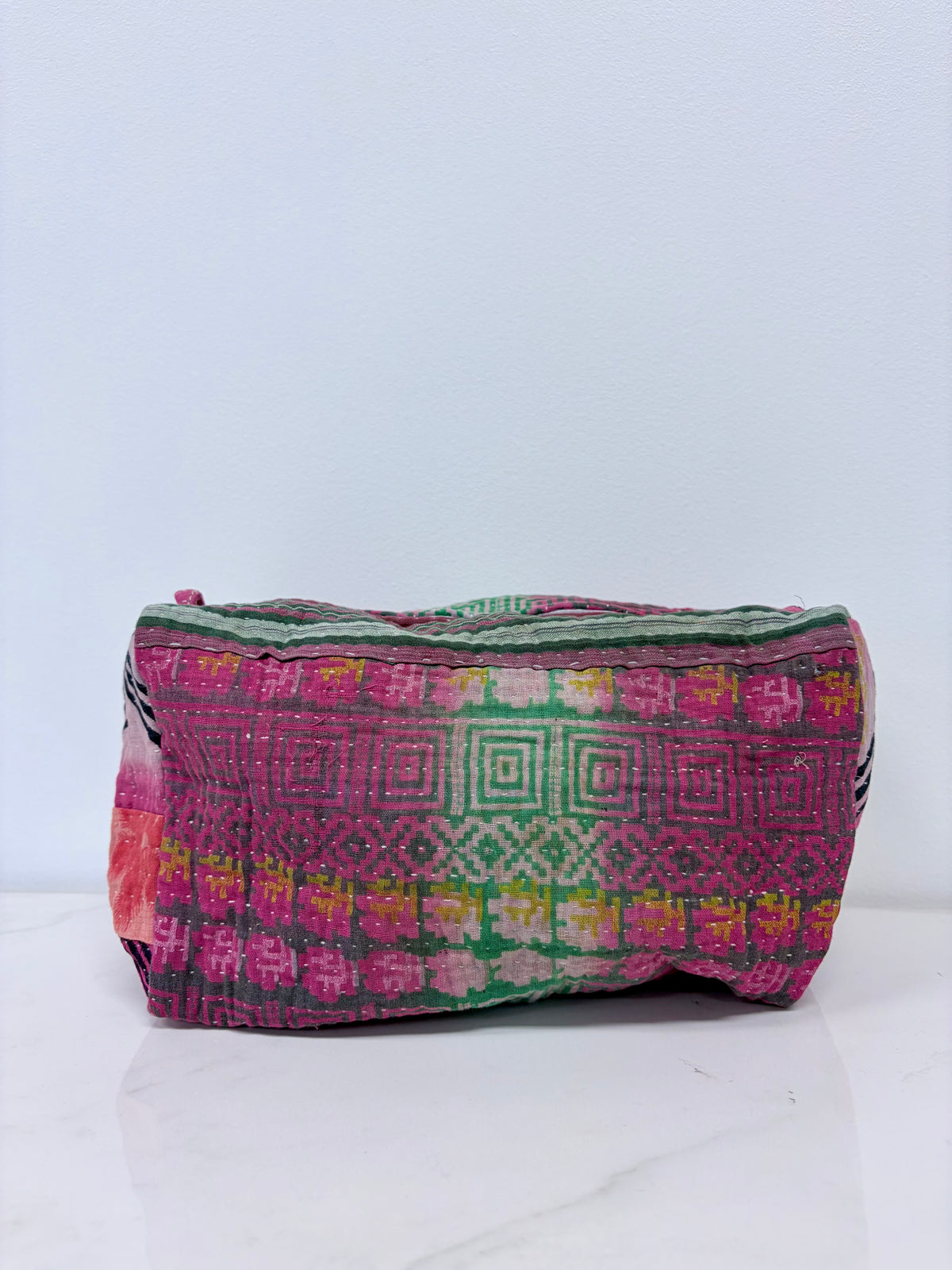 Vintage Kantha Toiletry Pouch Paisley