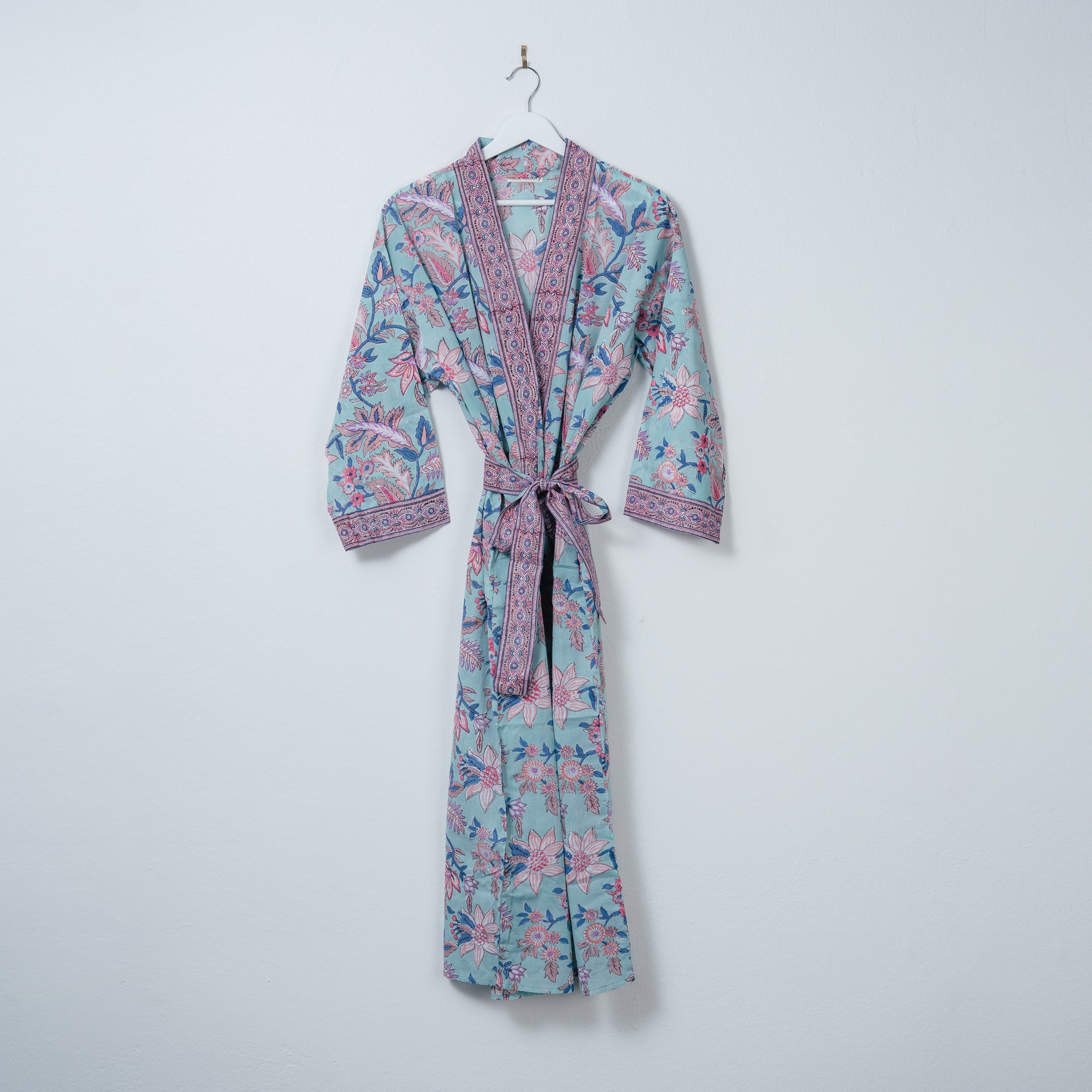 Kimono Cut Long Blue