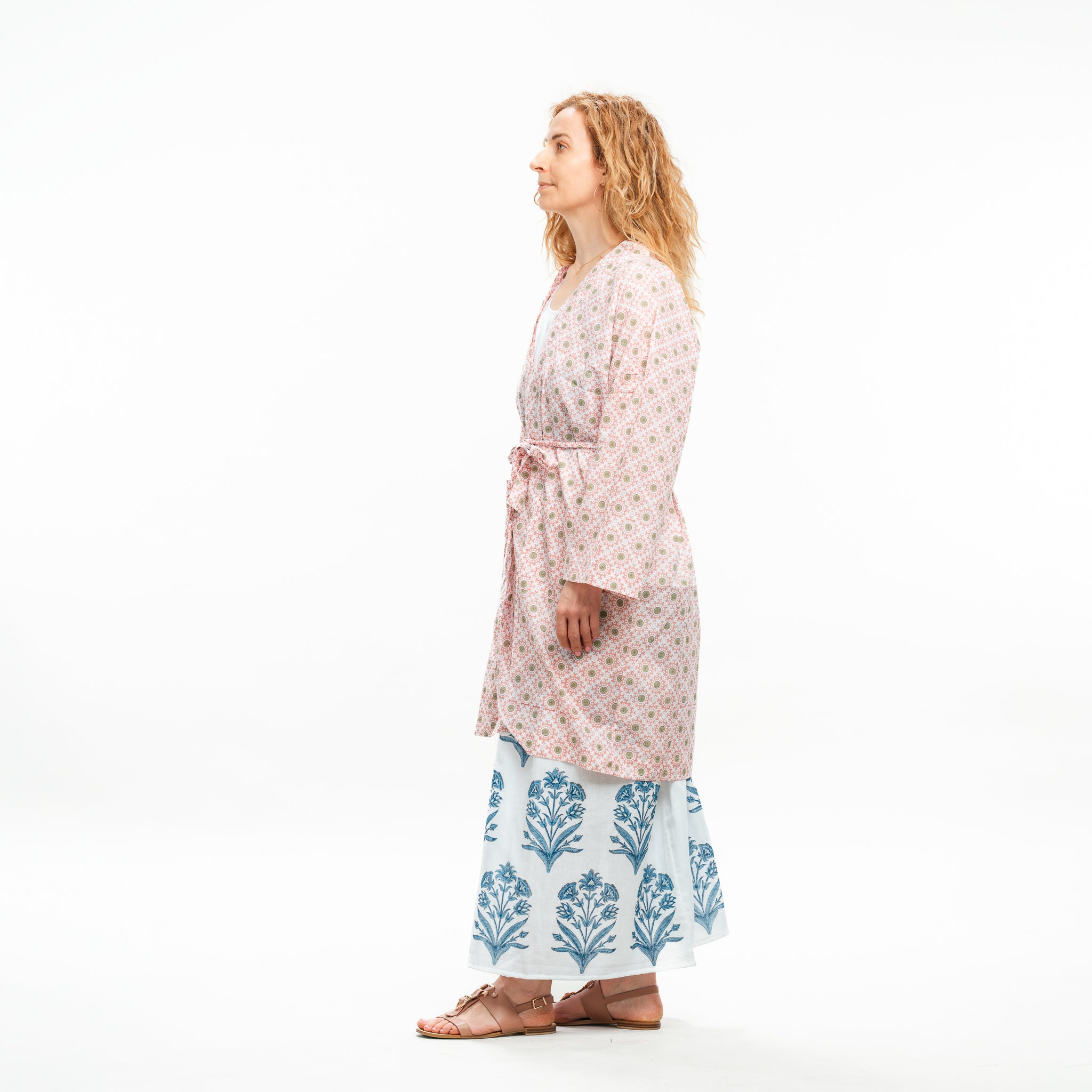 Kimono in Poppy Pink