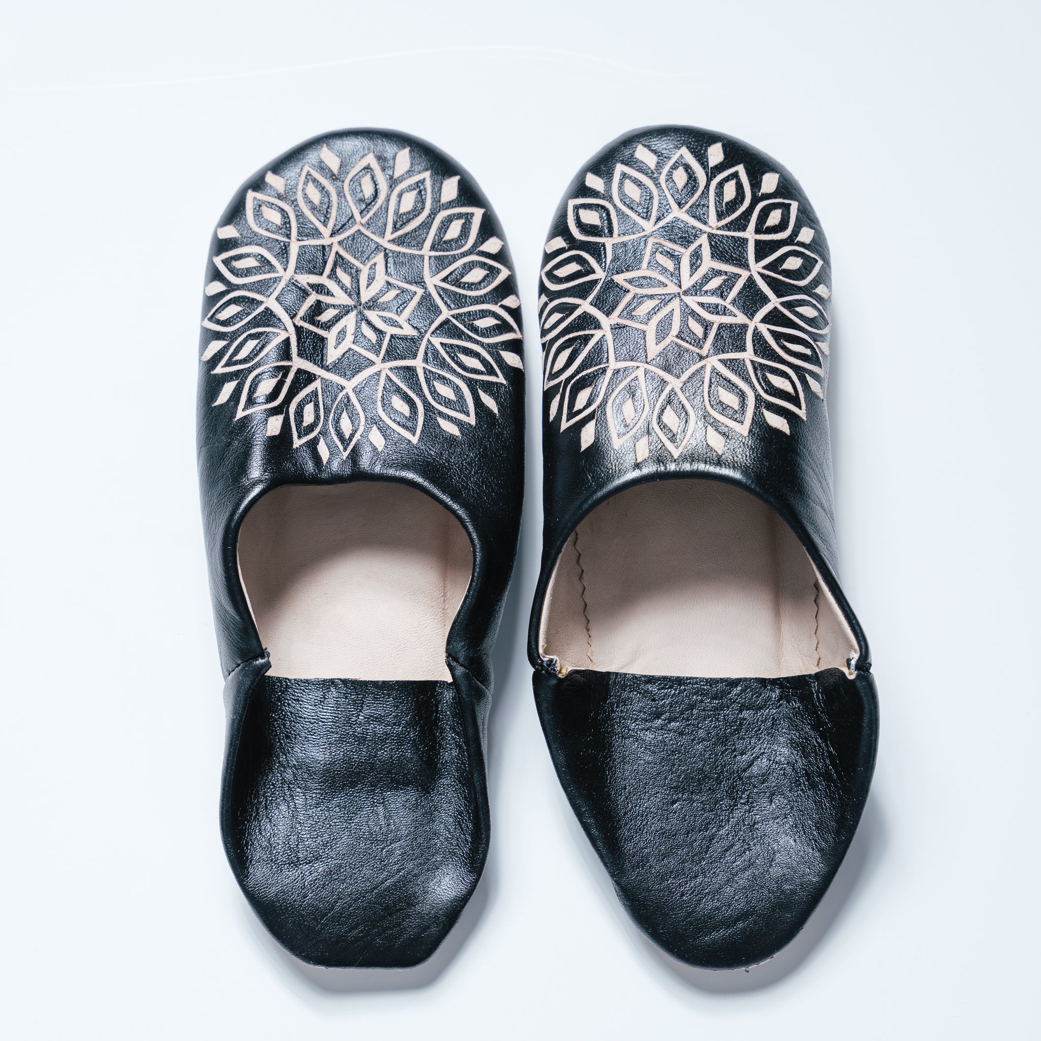 Moroccan Slippers black