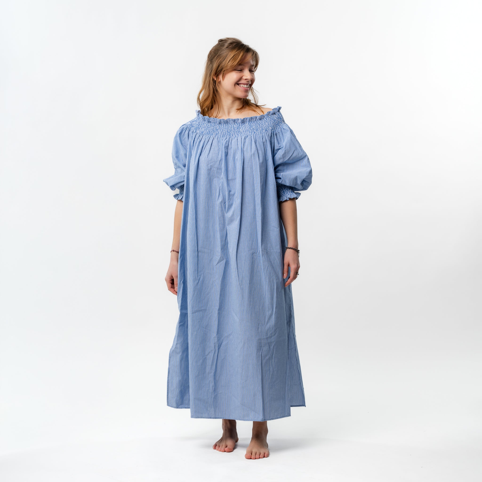 Smocked Lounge Dress