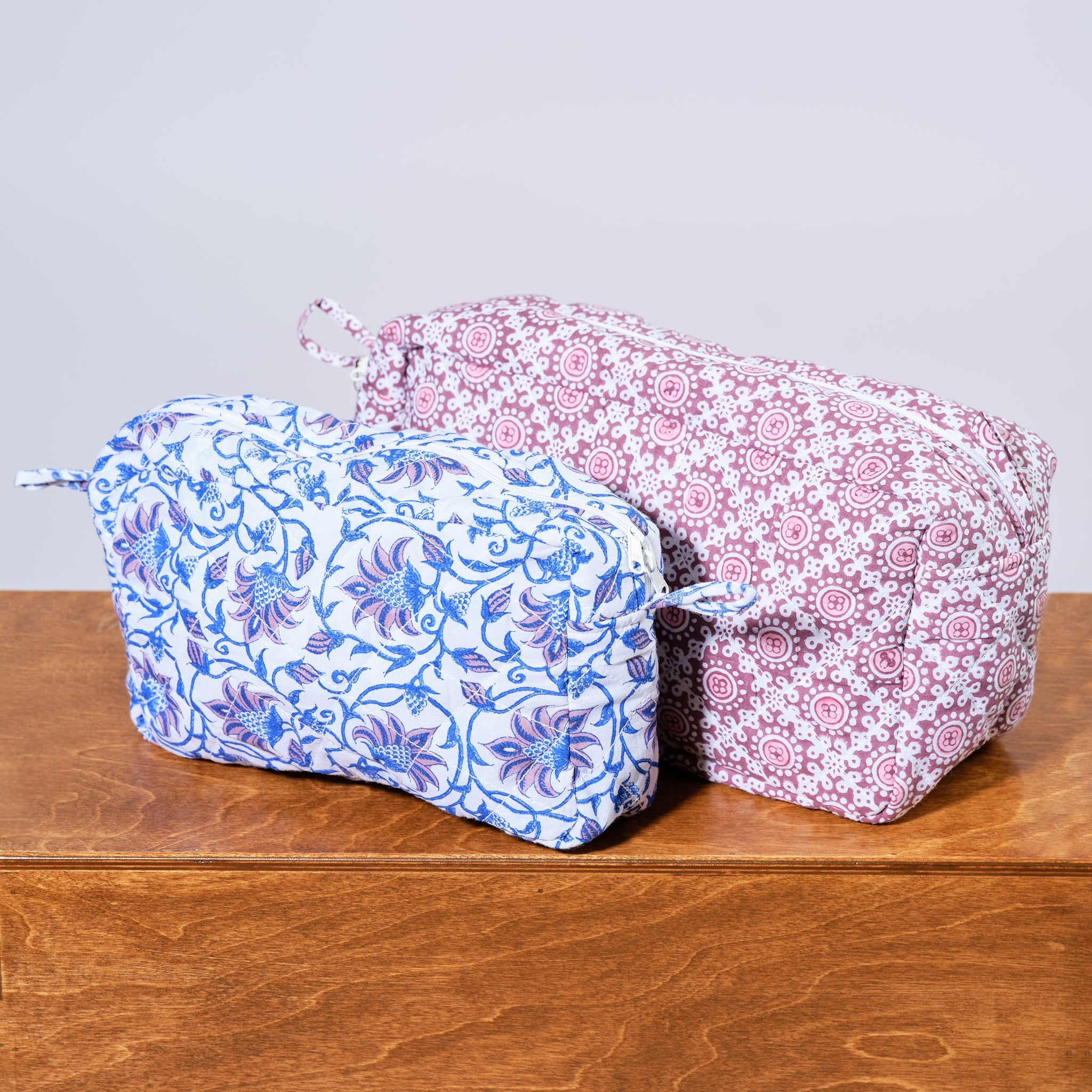 Poppy Floral Toiletry Bags 