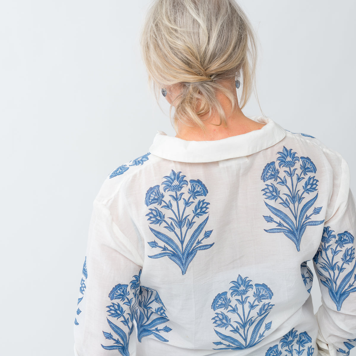 Silk Bouquet Blouse
