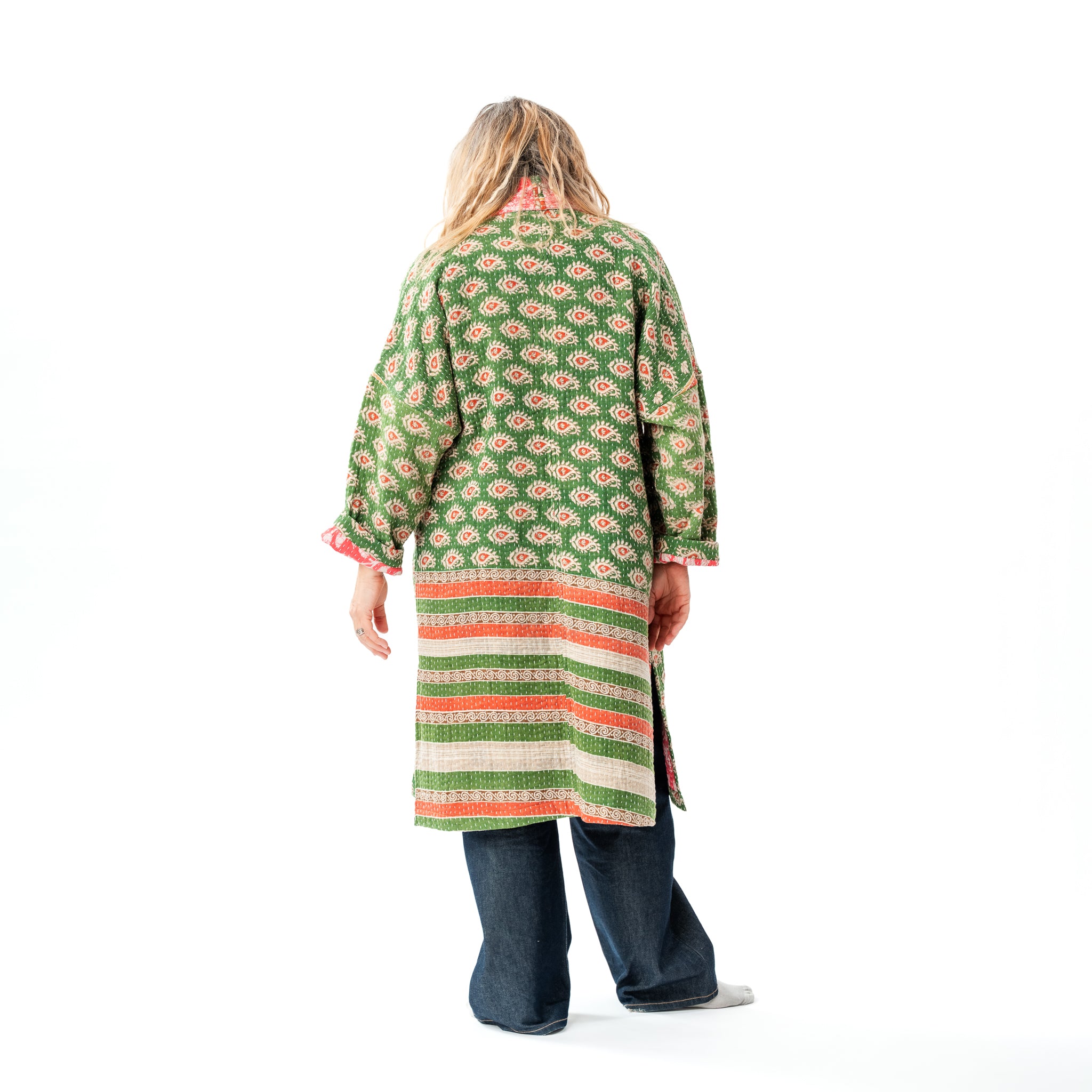 Up Cycled Kantha Coat 3