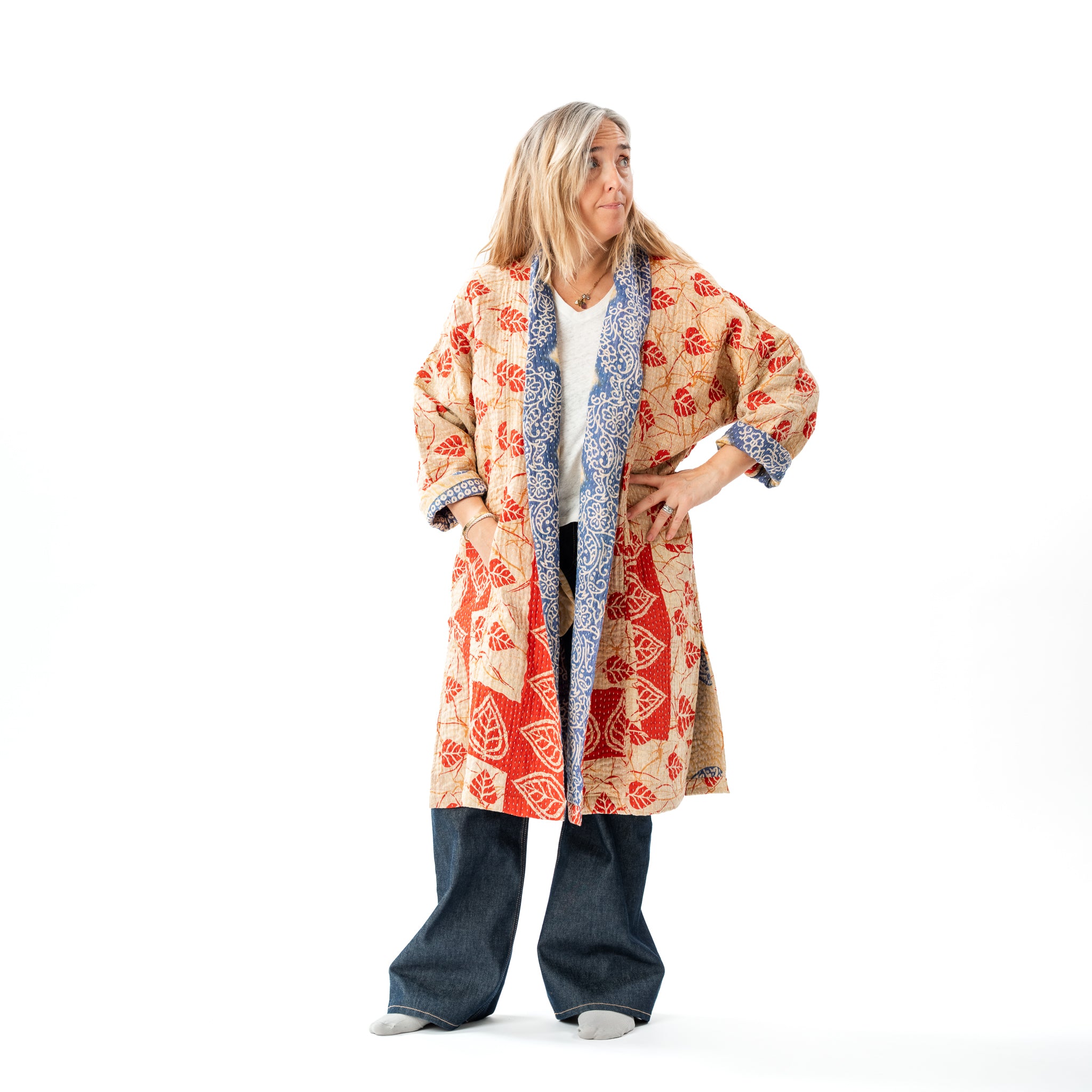 Up Cycled Kantha Coat 5
