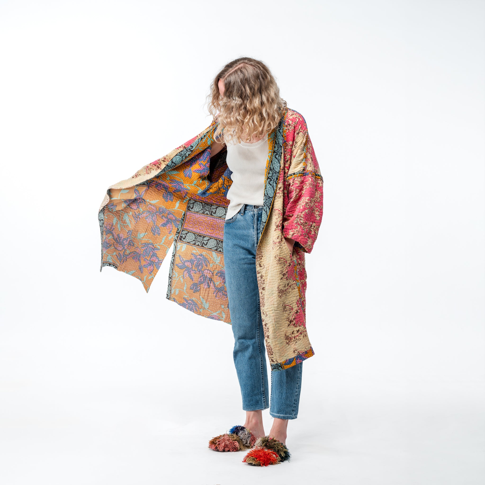 Up Cycled Kantha Coat 7