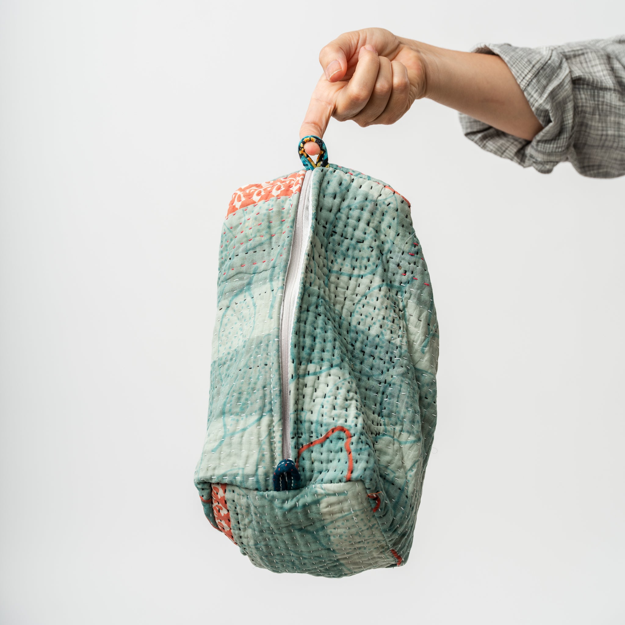 Vintage Kantha Toiletry Pouch 1