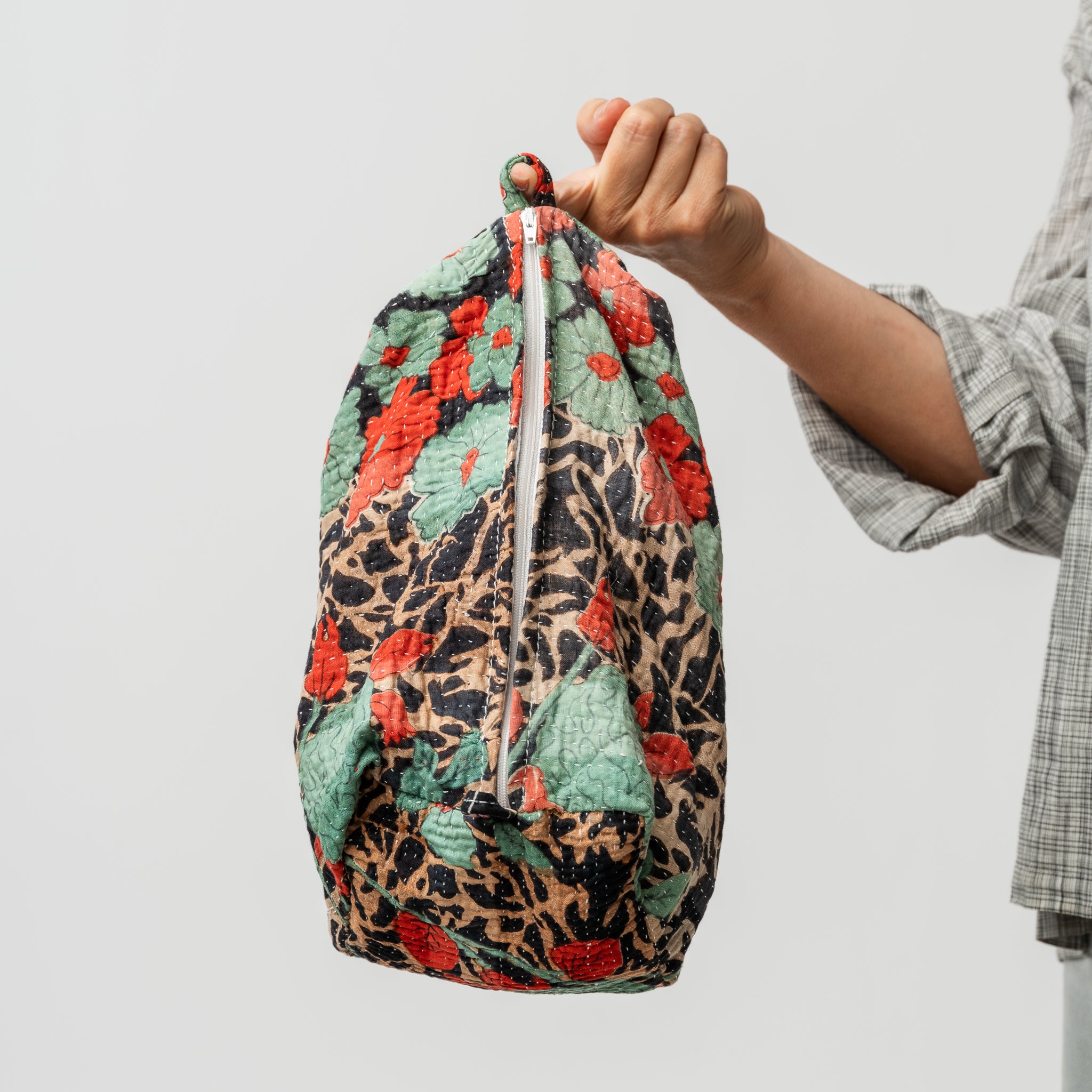 Vintage Kantha Toiletry Pouch 6