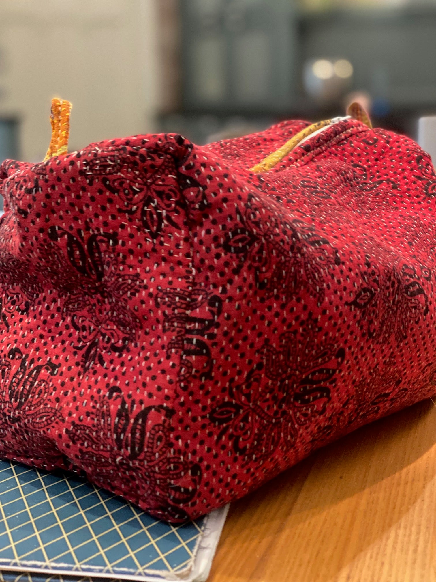 Vintage Kantha Toiletry Pouch 7