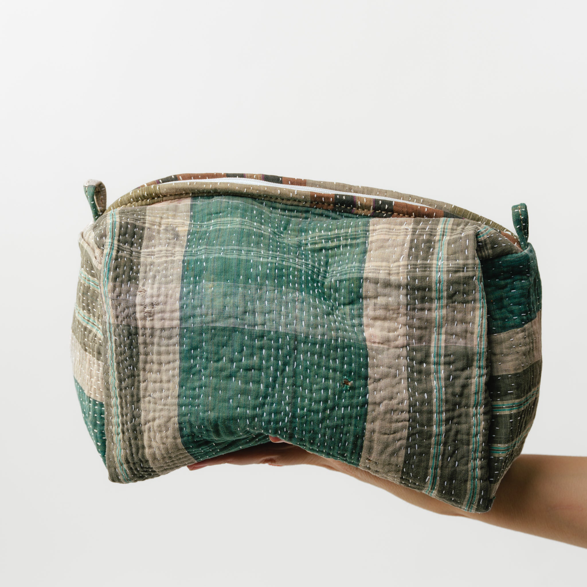 Vintage Kantha Toiletry Pouch 8