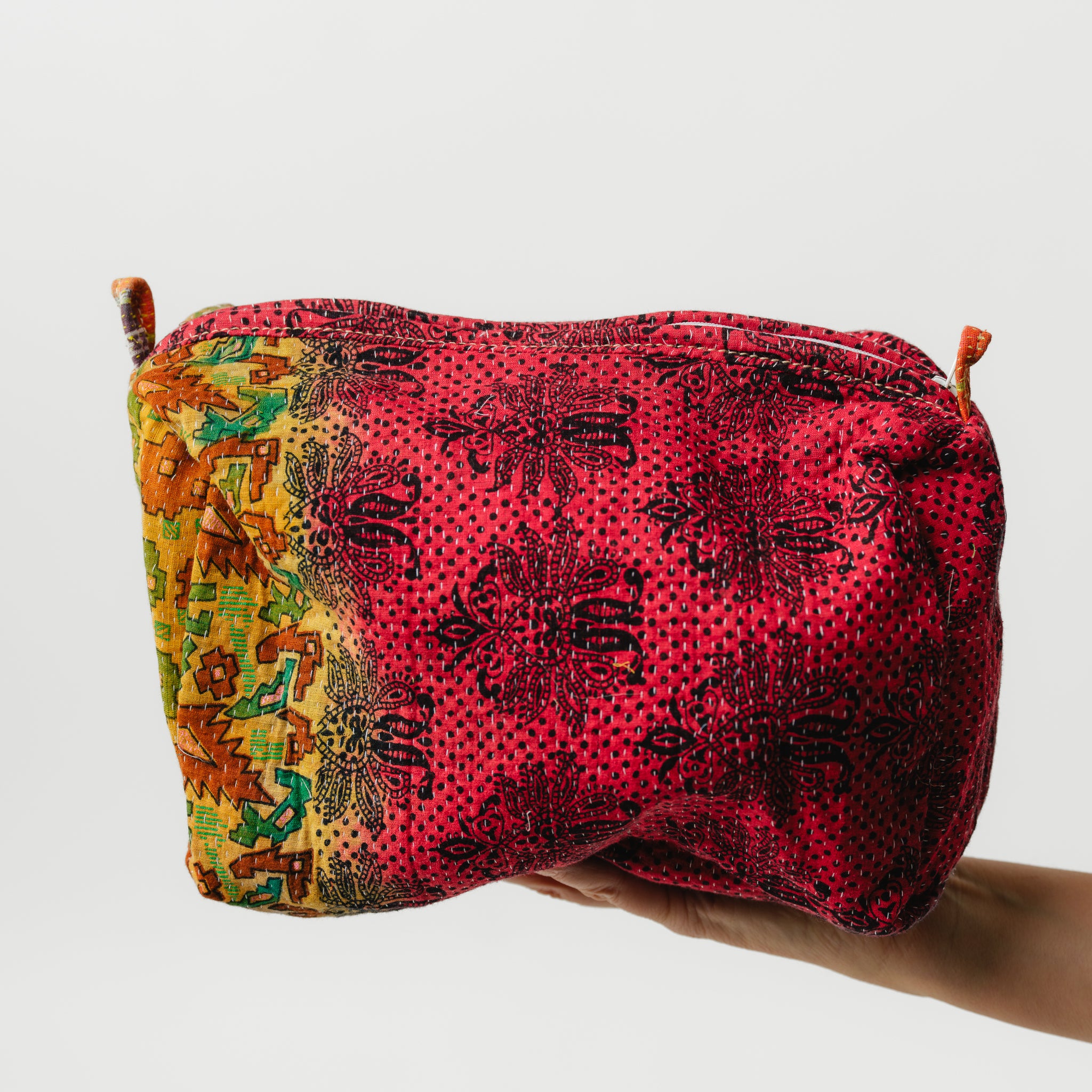 Vintage Kantha Toiletry Pouch 7