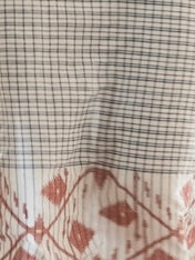 Cotton Silk Striped Halter Dress