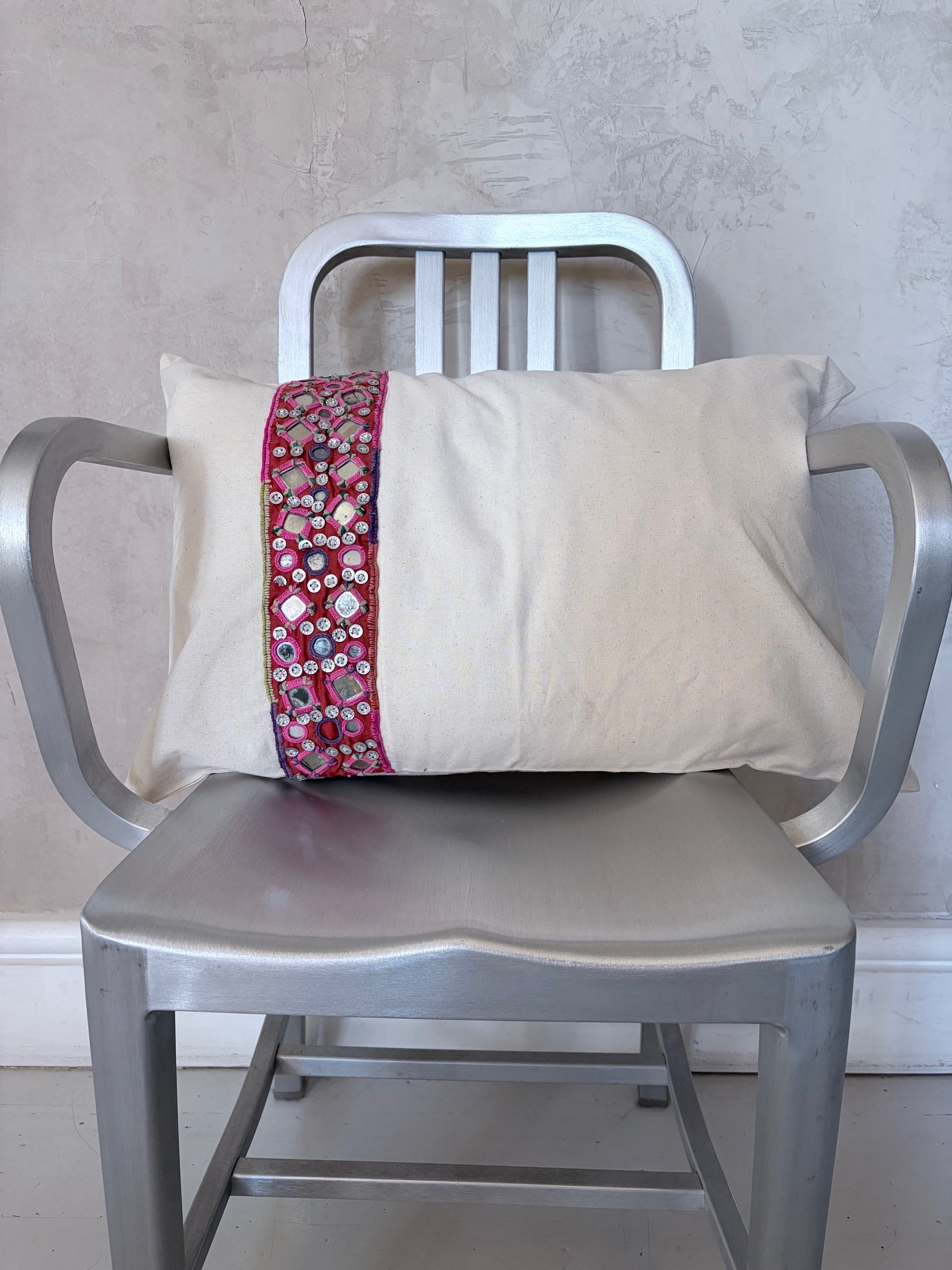 pillow on chair