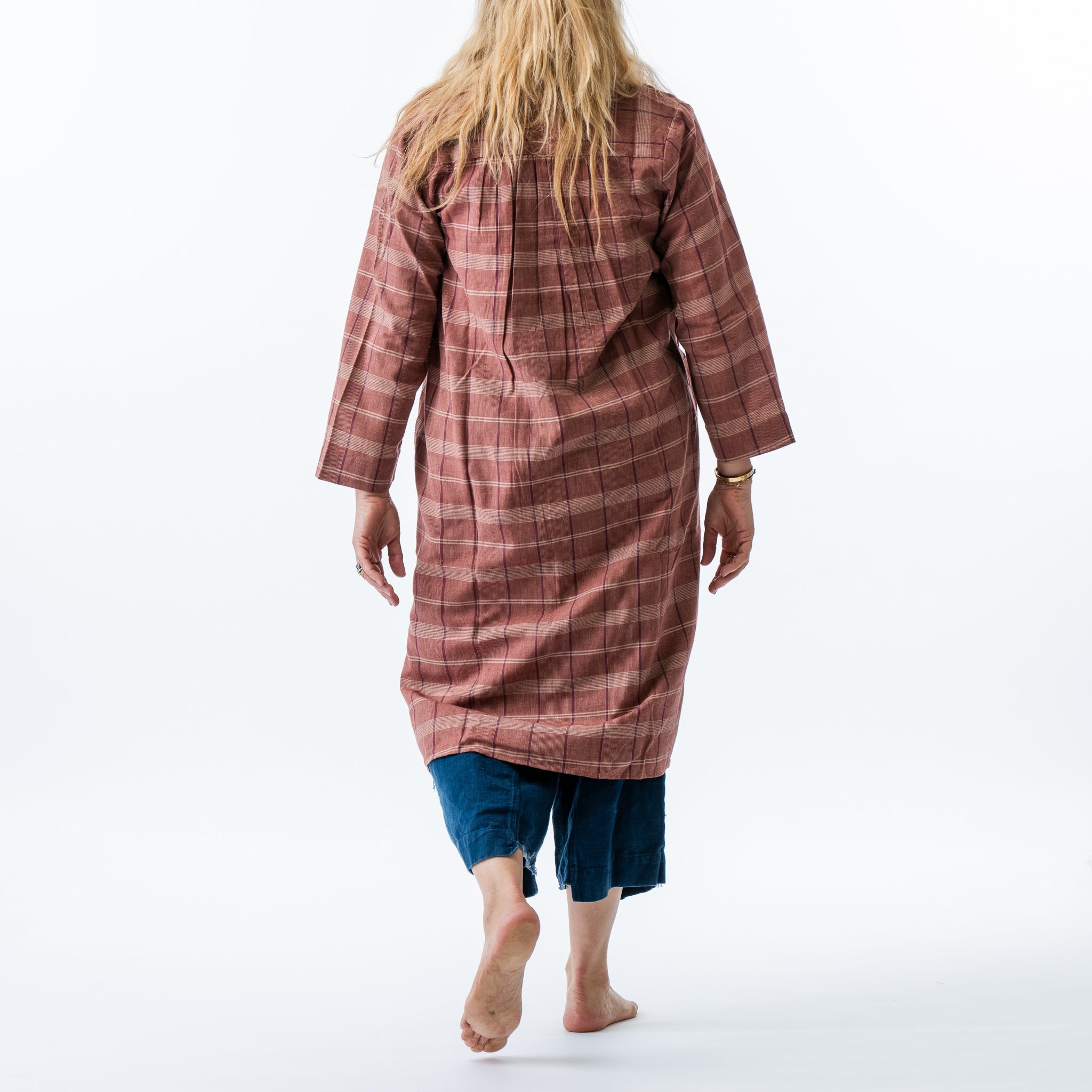 Day Dress Dark Plaid 