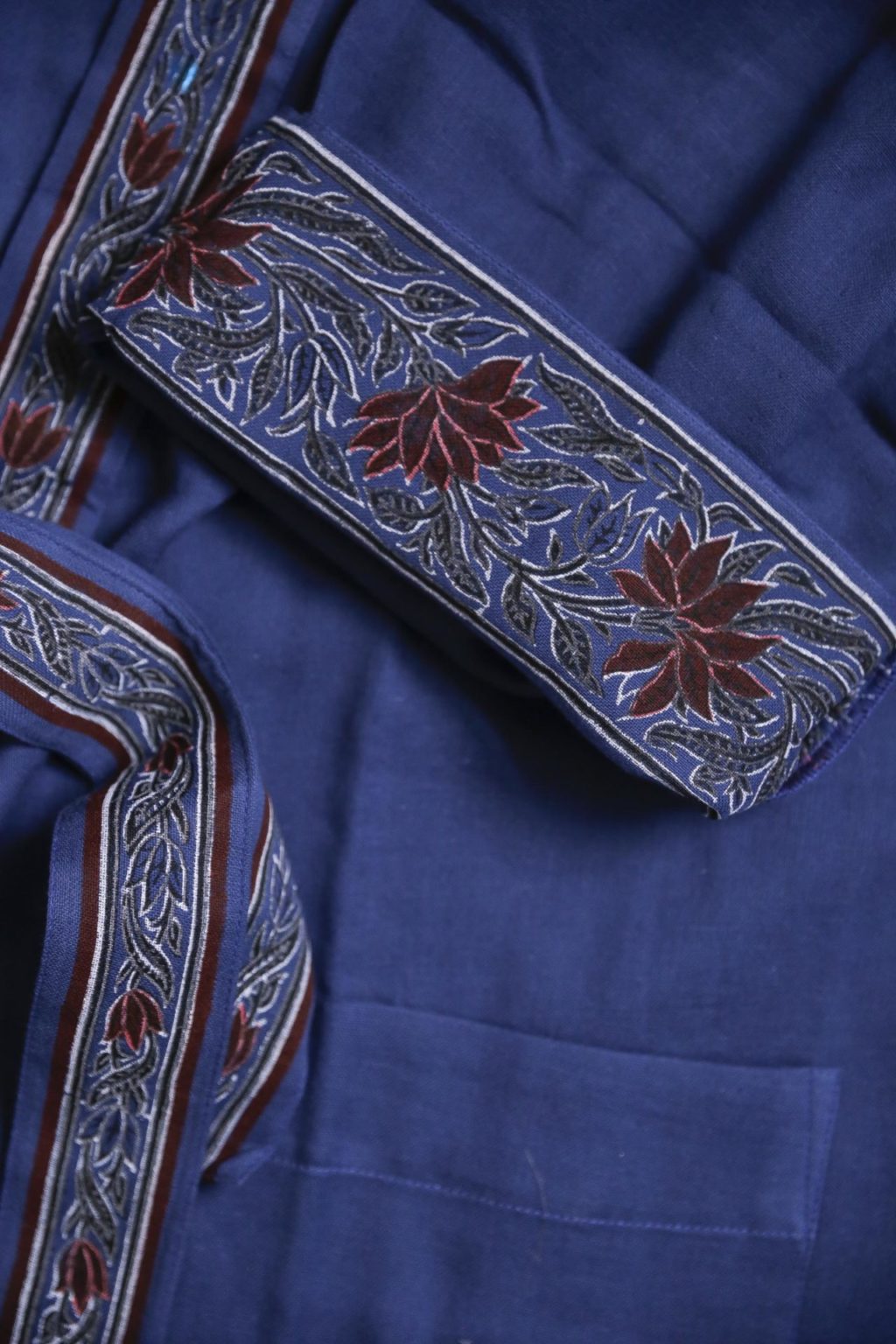 Hand Dyed Kimono Indigo