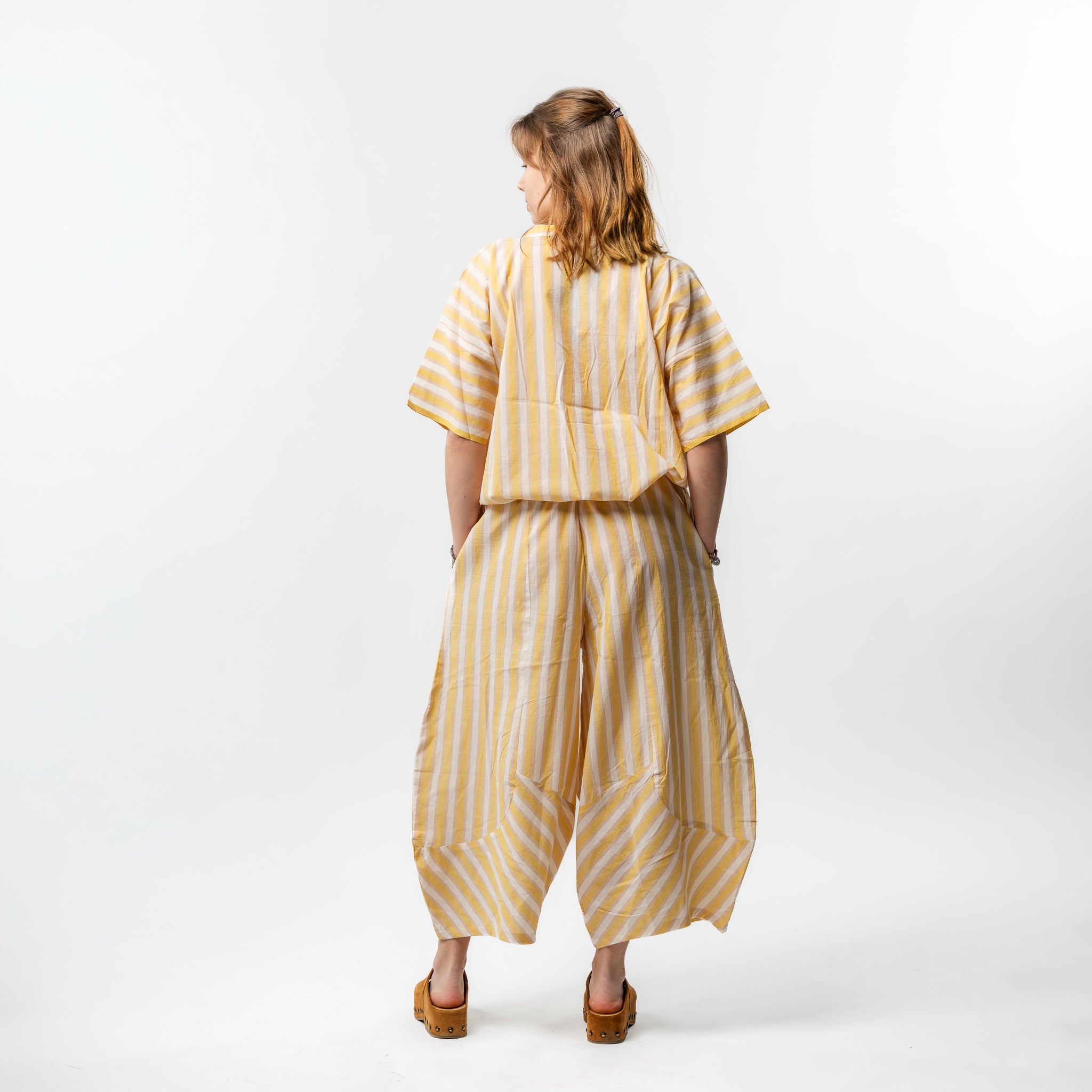 Hand Woven Cotton Large Pocket Top 