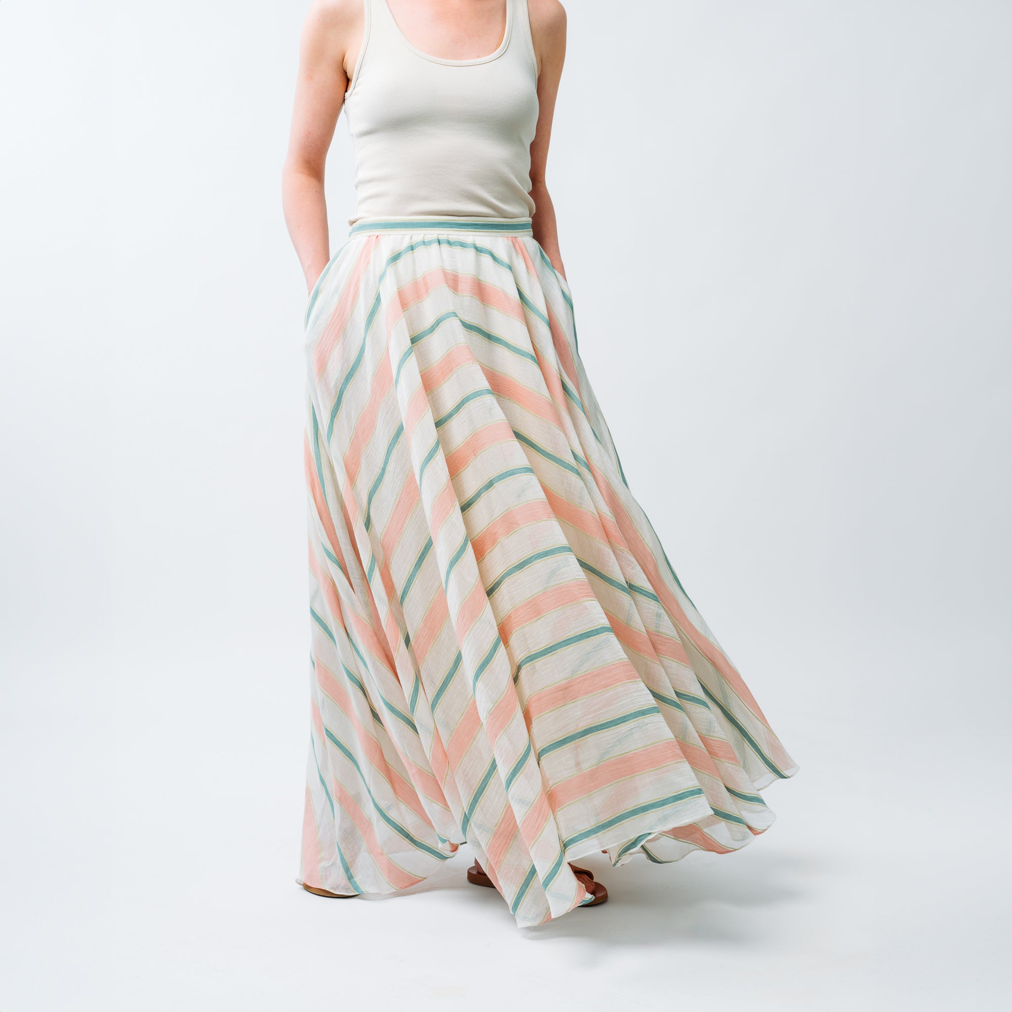 Hand Woven Maxi Skirt 
