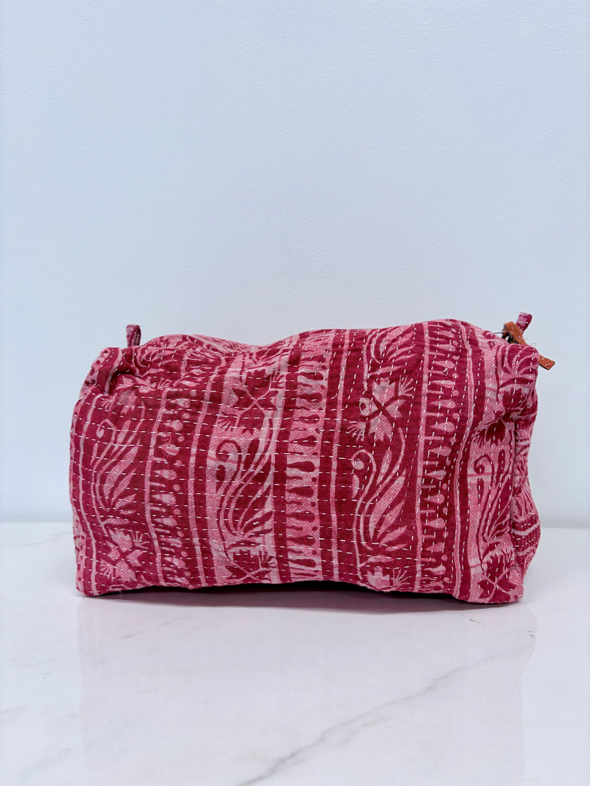 Vintage Kantha Toiletry Pouch Pinks