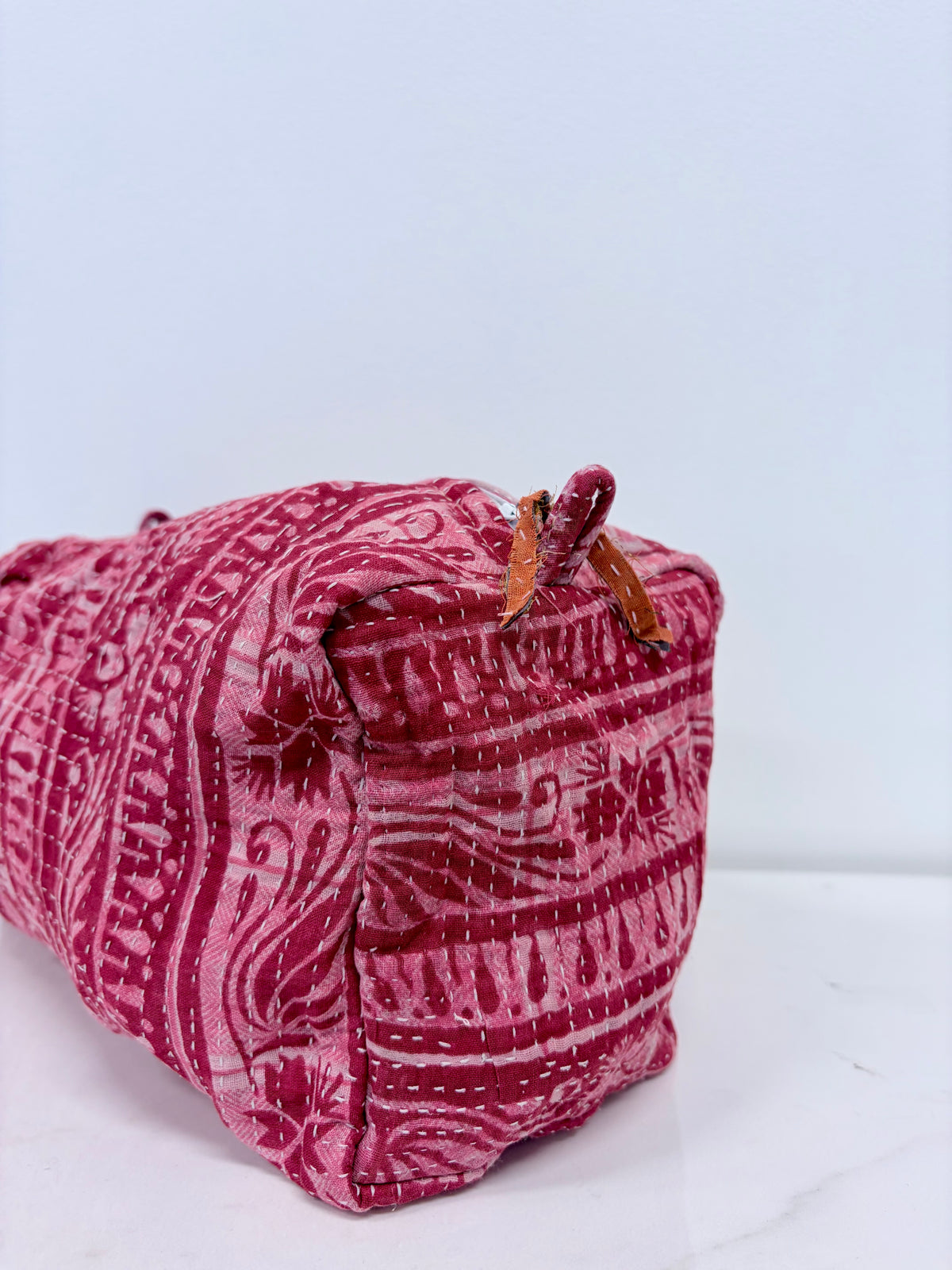Vintage Kantha Toiletry Pouch Pinks