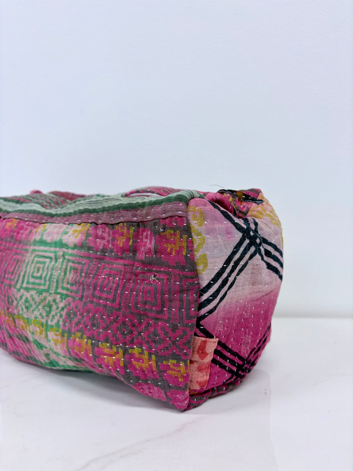 Vintage Kantha Toiletry Pouch Paisley