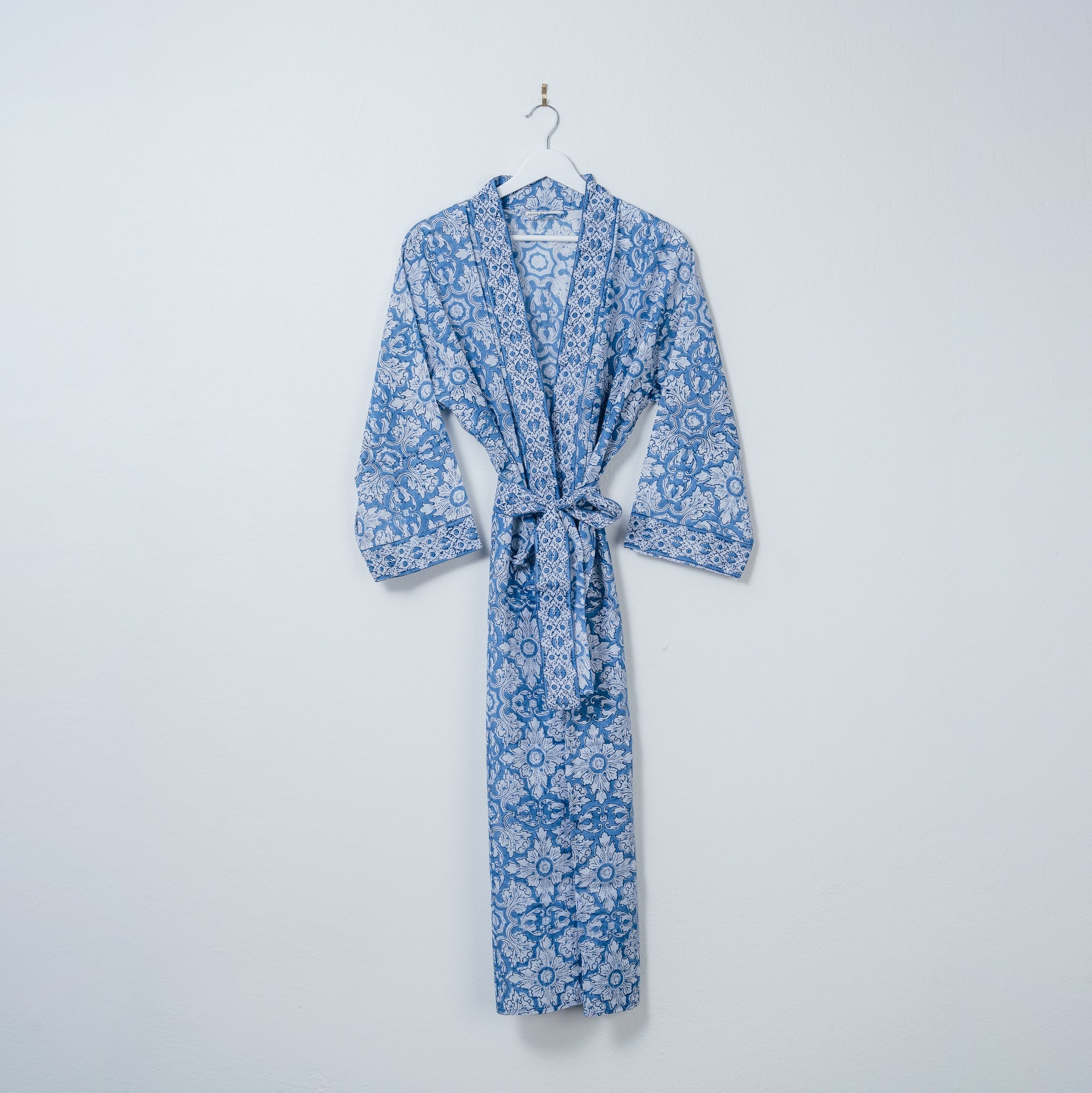 Kimono Cut Long Blue