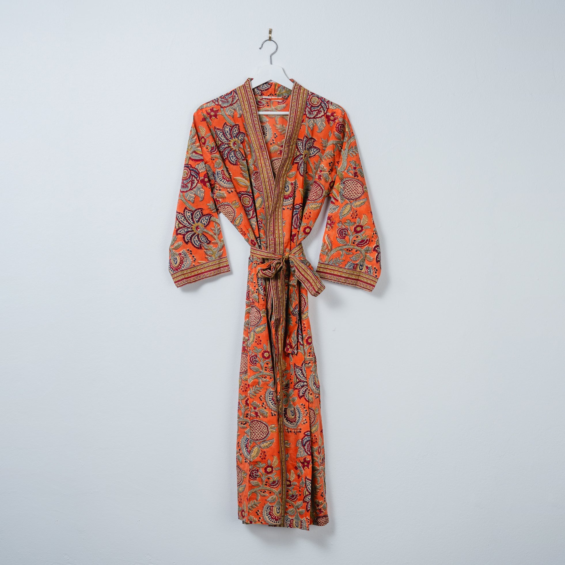 Kimono Cut Long Orange