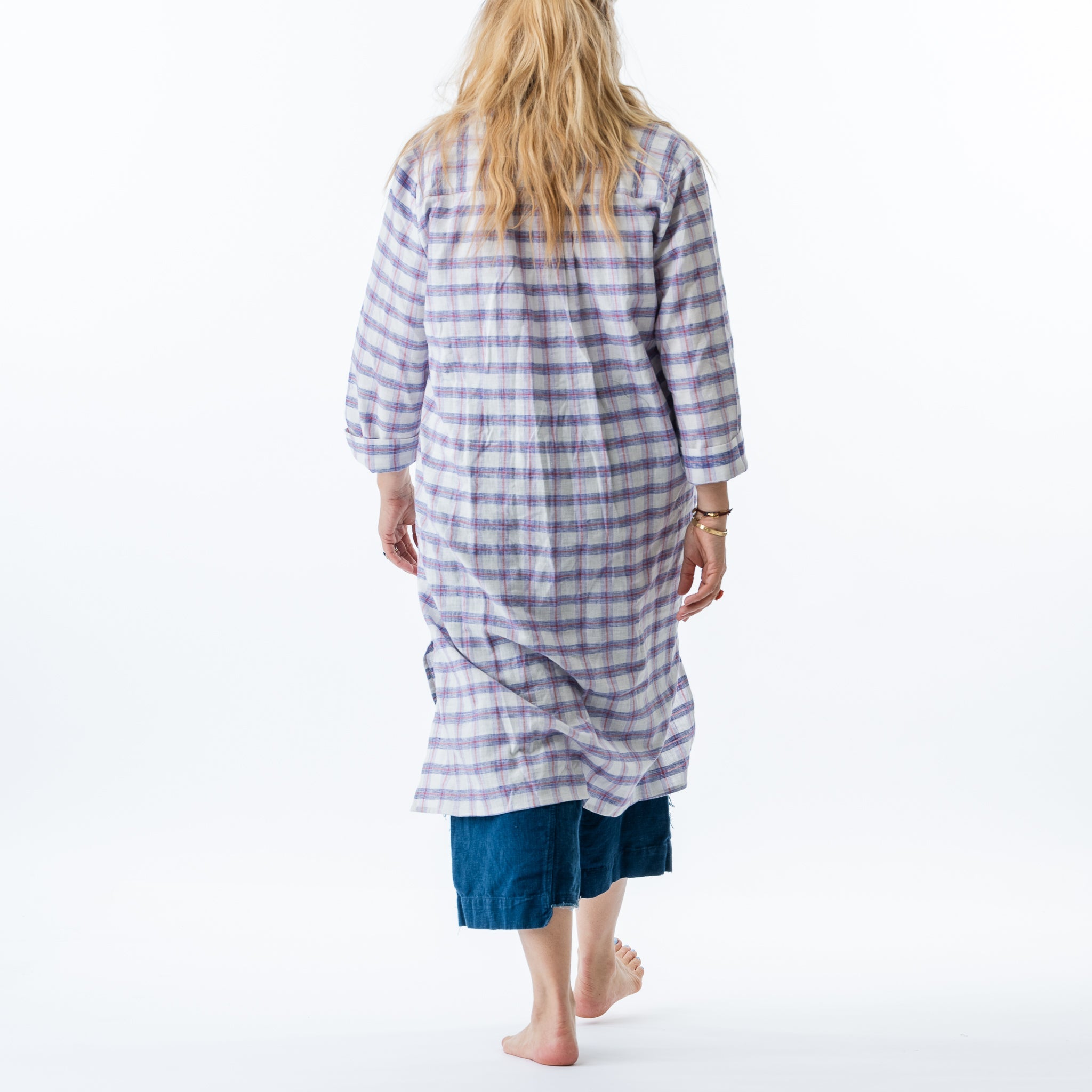 Nautical Plaid Day Dress 