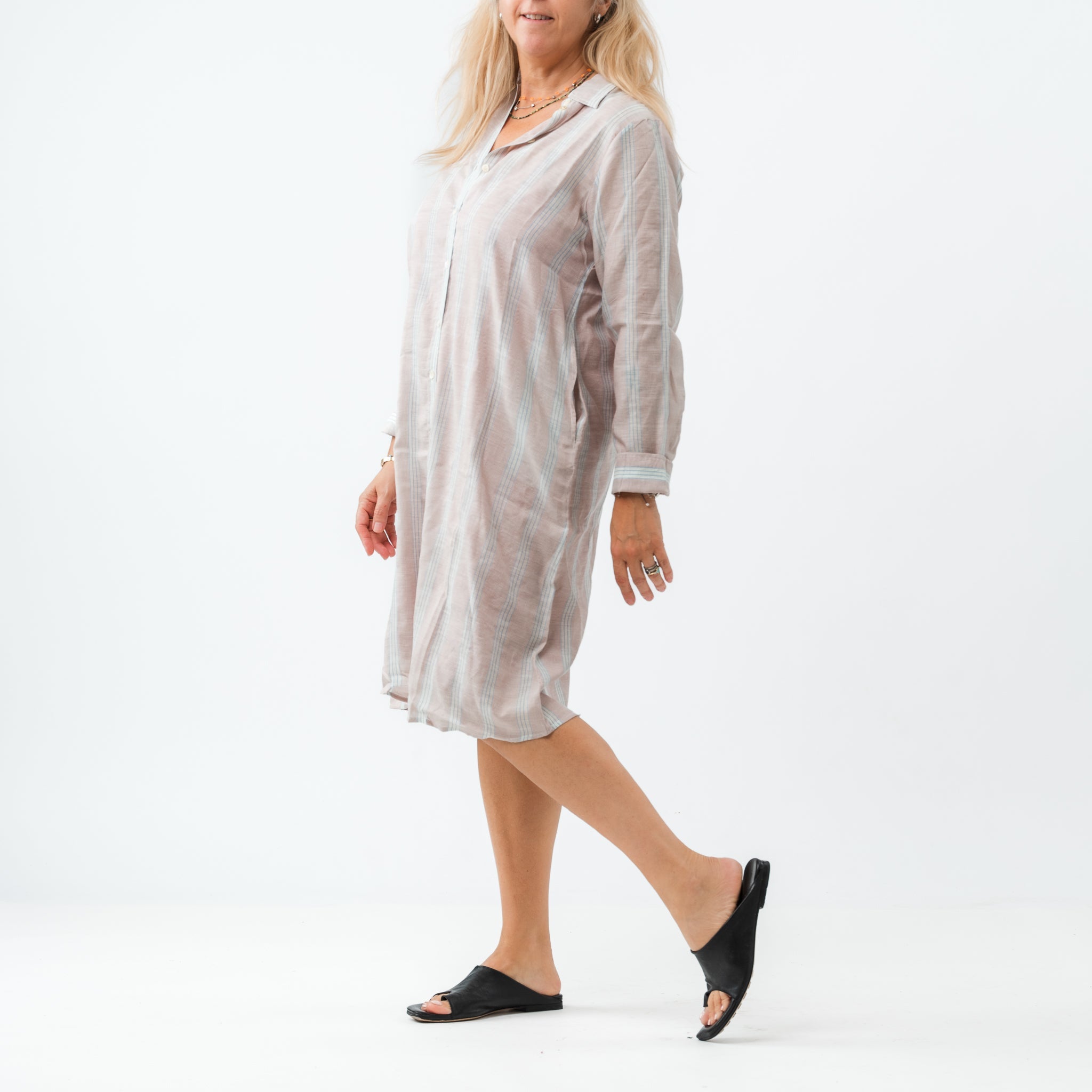 PRE ORDER Hand Woven Shirt Dress 