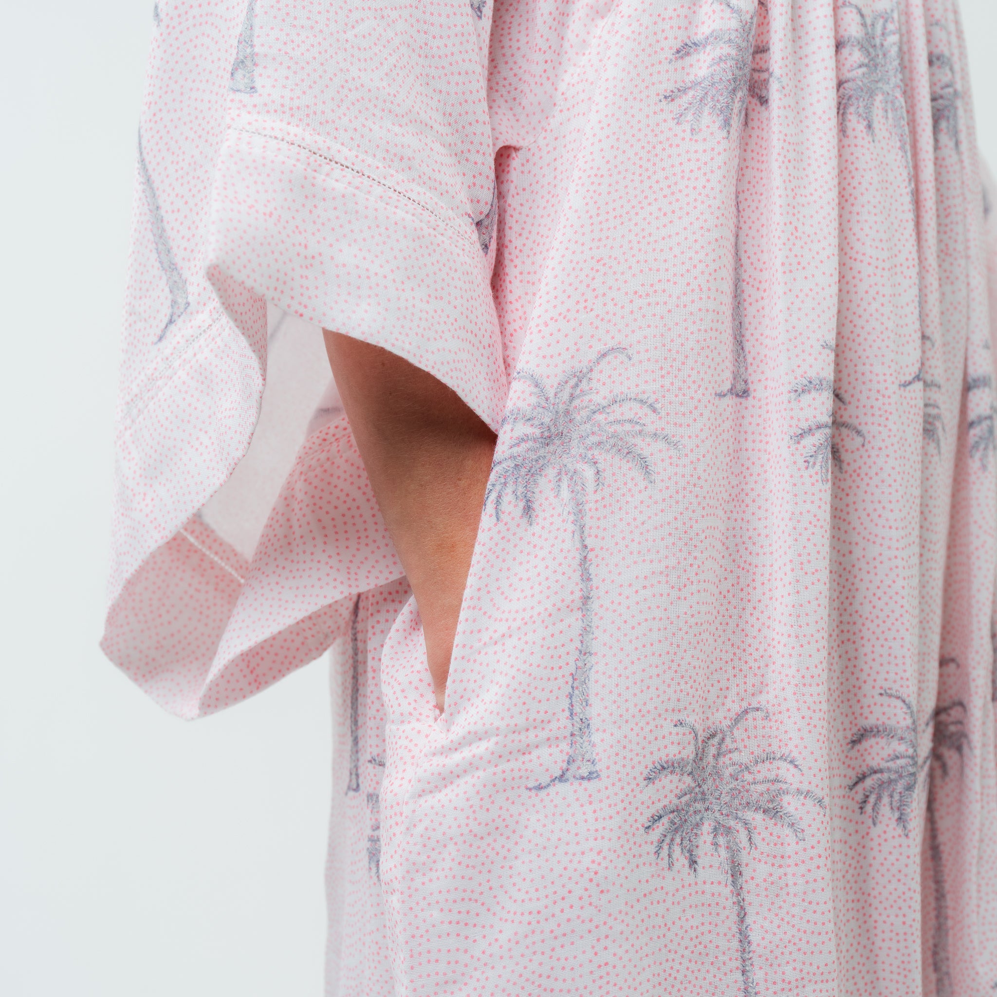 Palm Tree Silk Maxi 