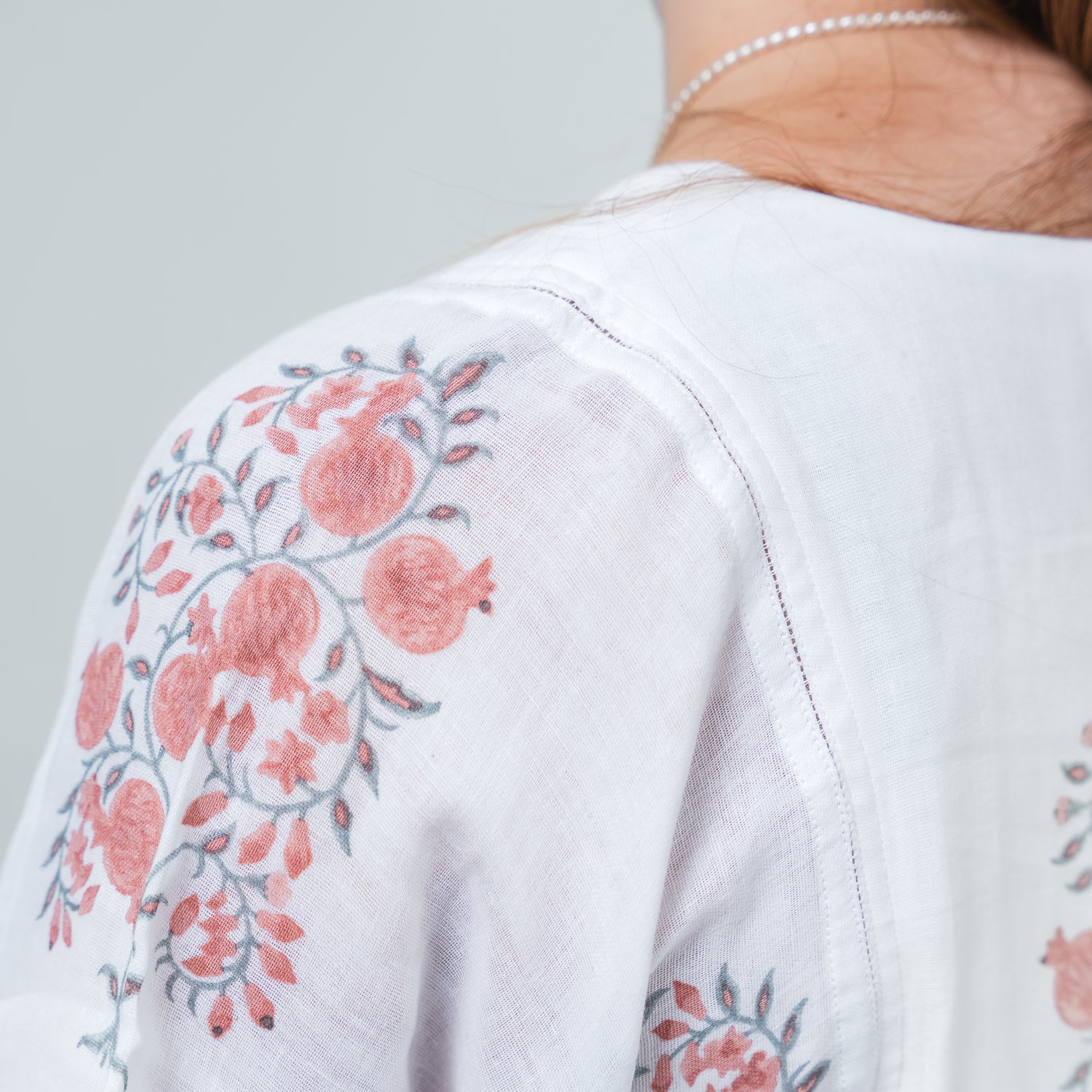 Pink Pomegranate Maxi in Silk SM