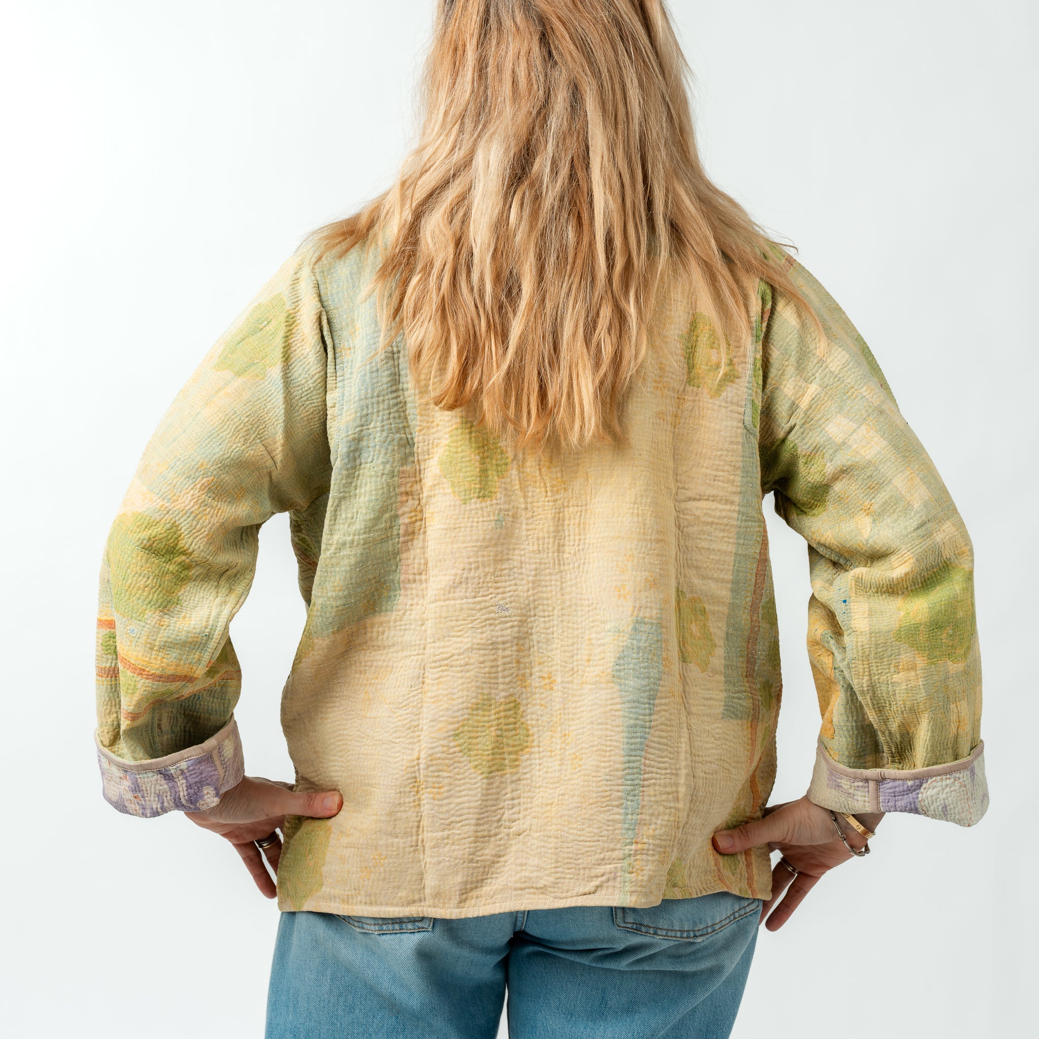 Reversible Kantha Kimono Coat 7 