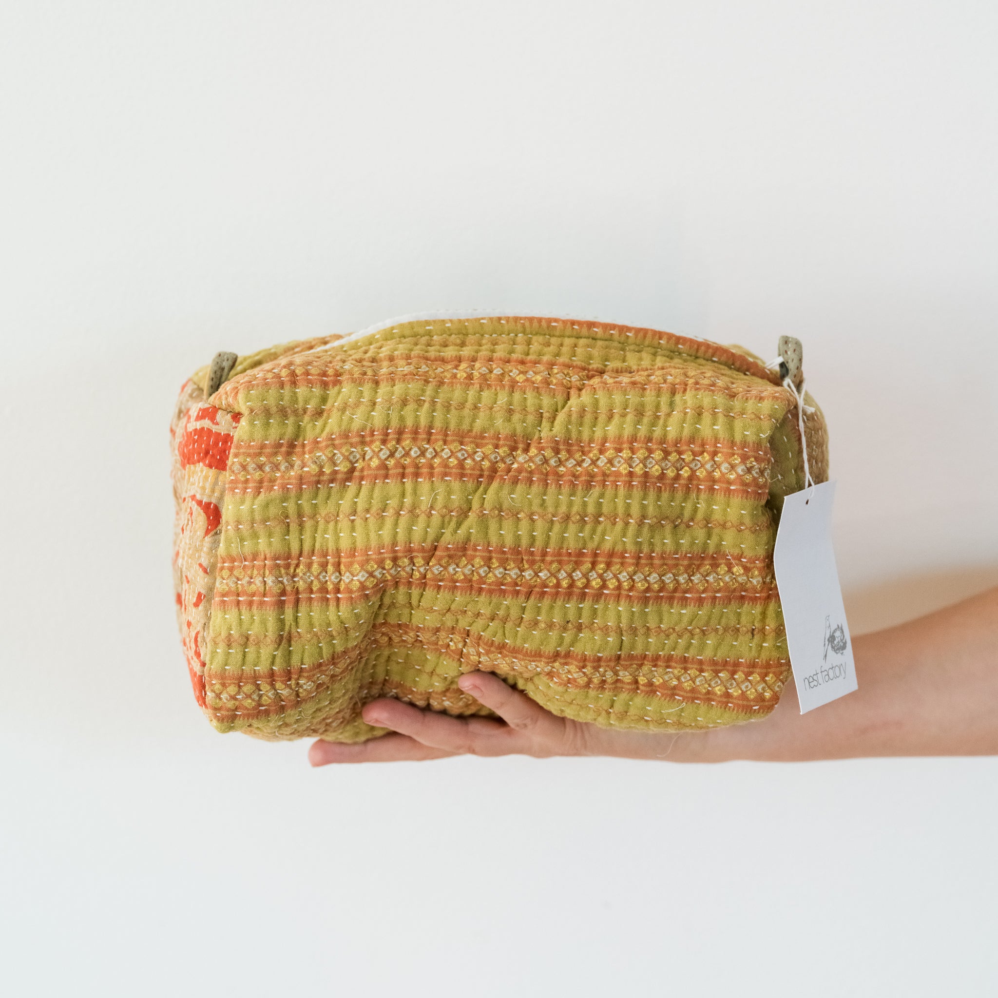 Vintage Kantha Toiletry Pouch 6