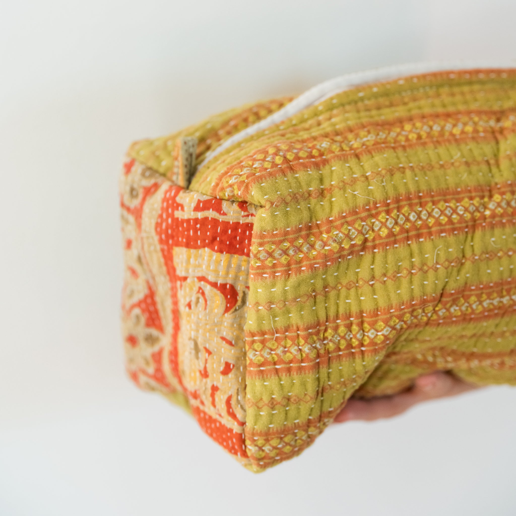 Vintage Kantha Toiletry Pouch 6