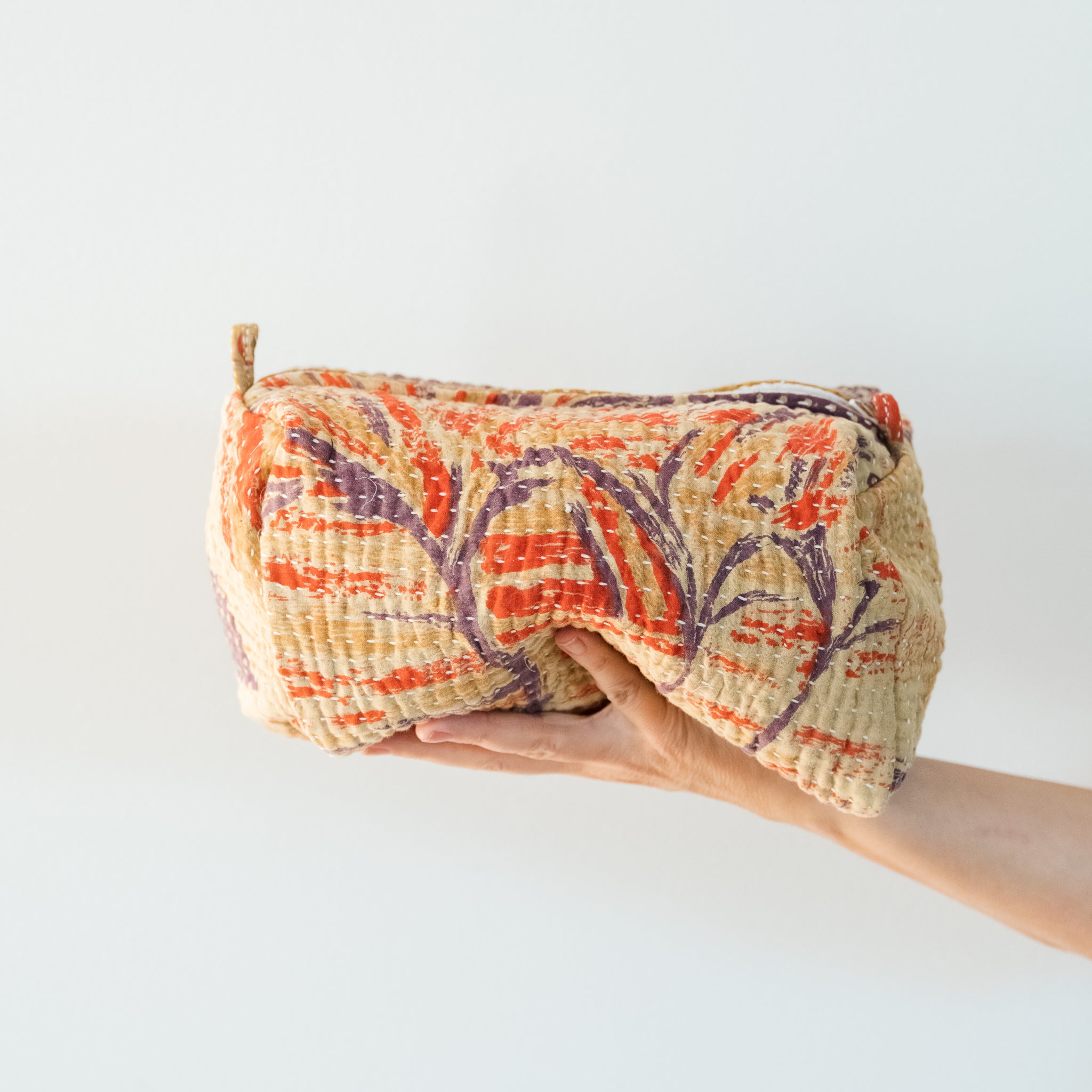 Vintage Kantha Toiletry Pouch 8