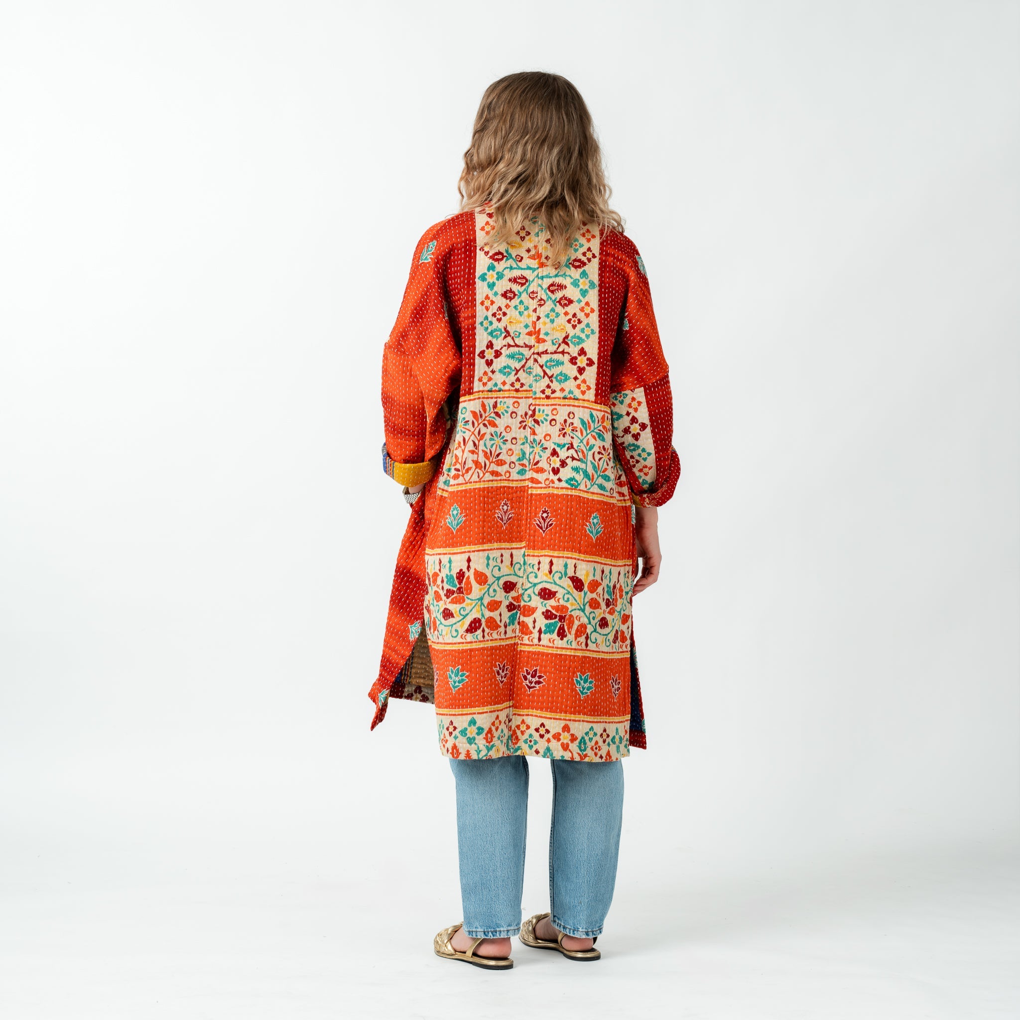 Up Cycled Kantha Coat 