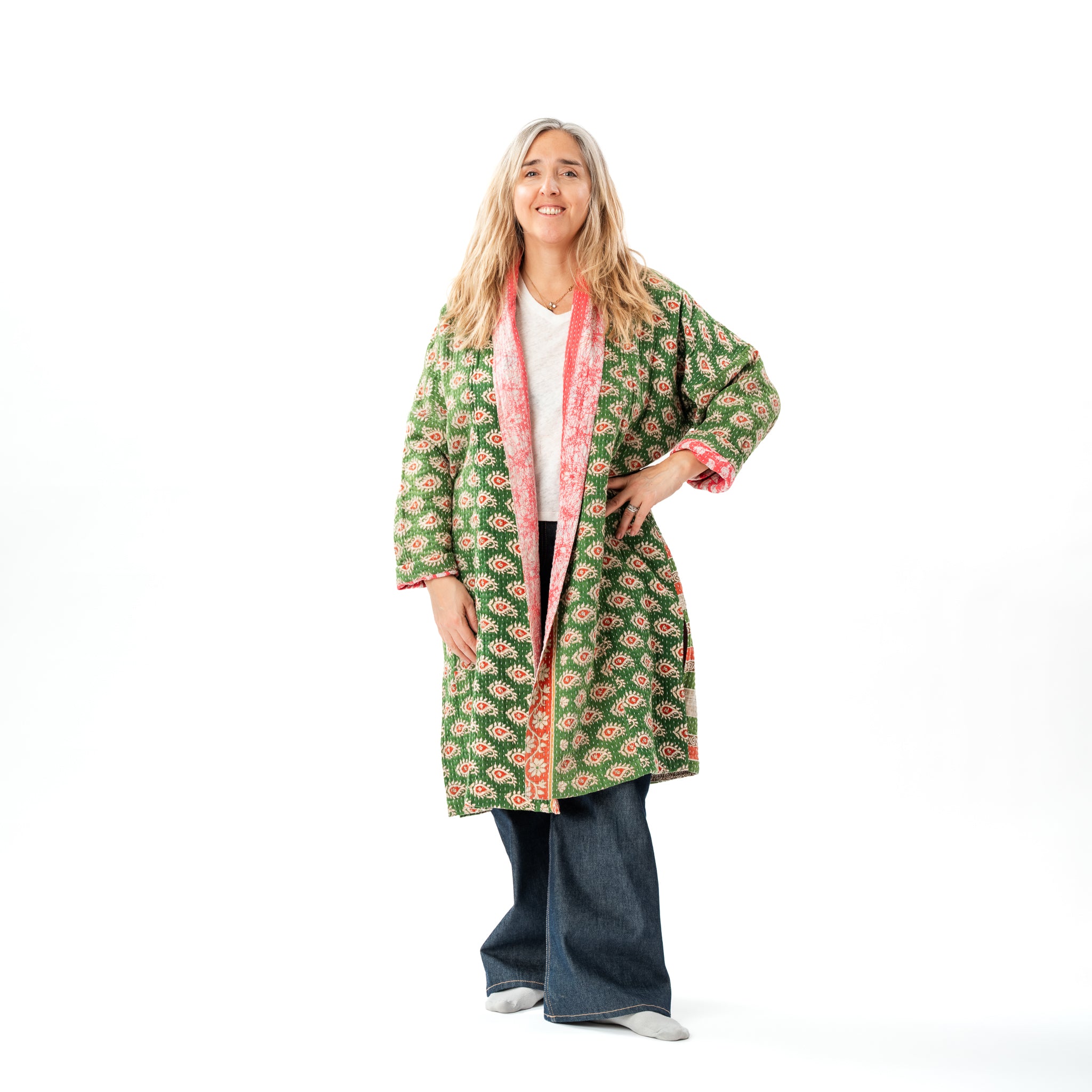 Up Cycled Kantha Coat 3 