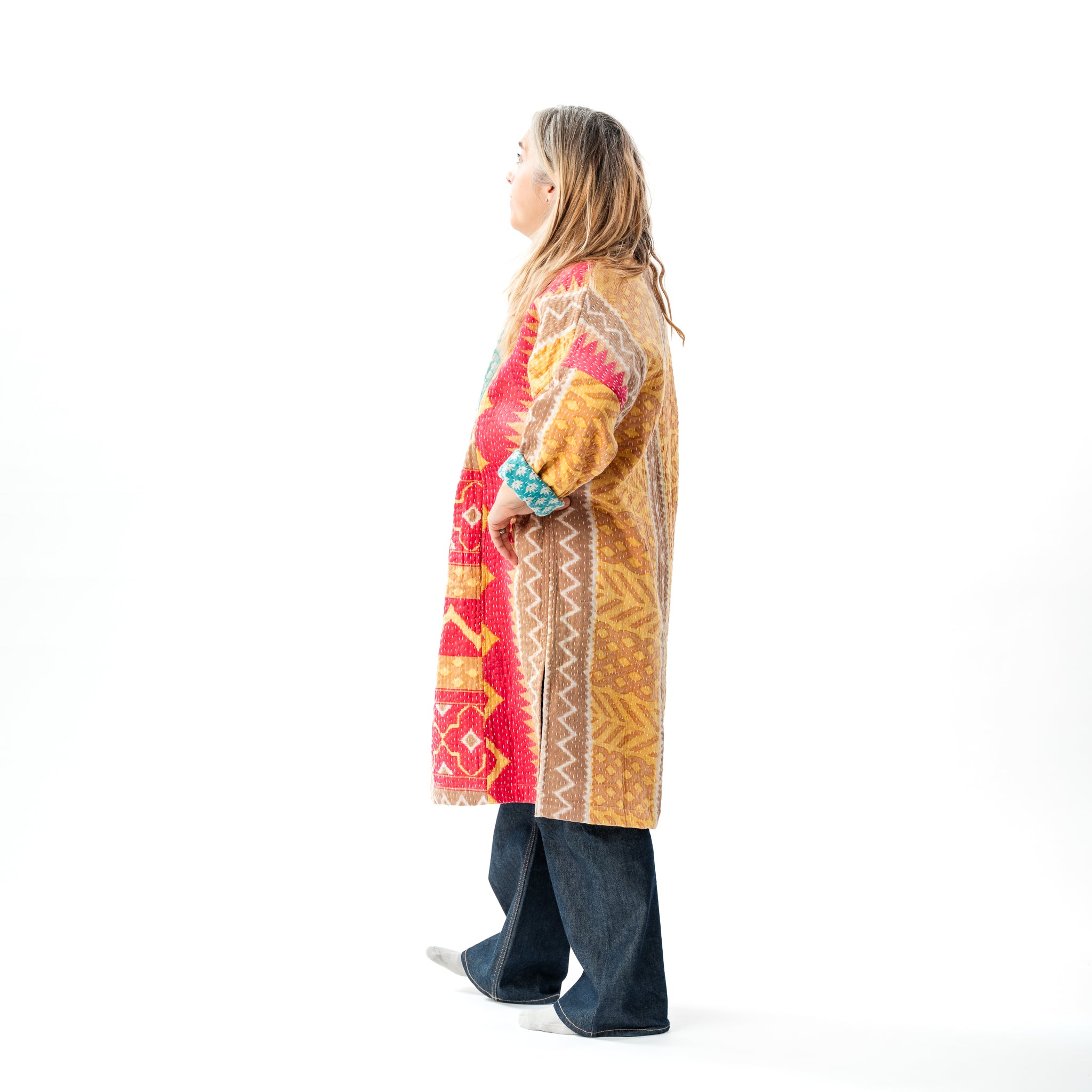 Up Cycled Kantha Coat 4 